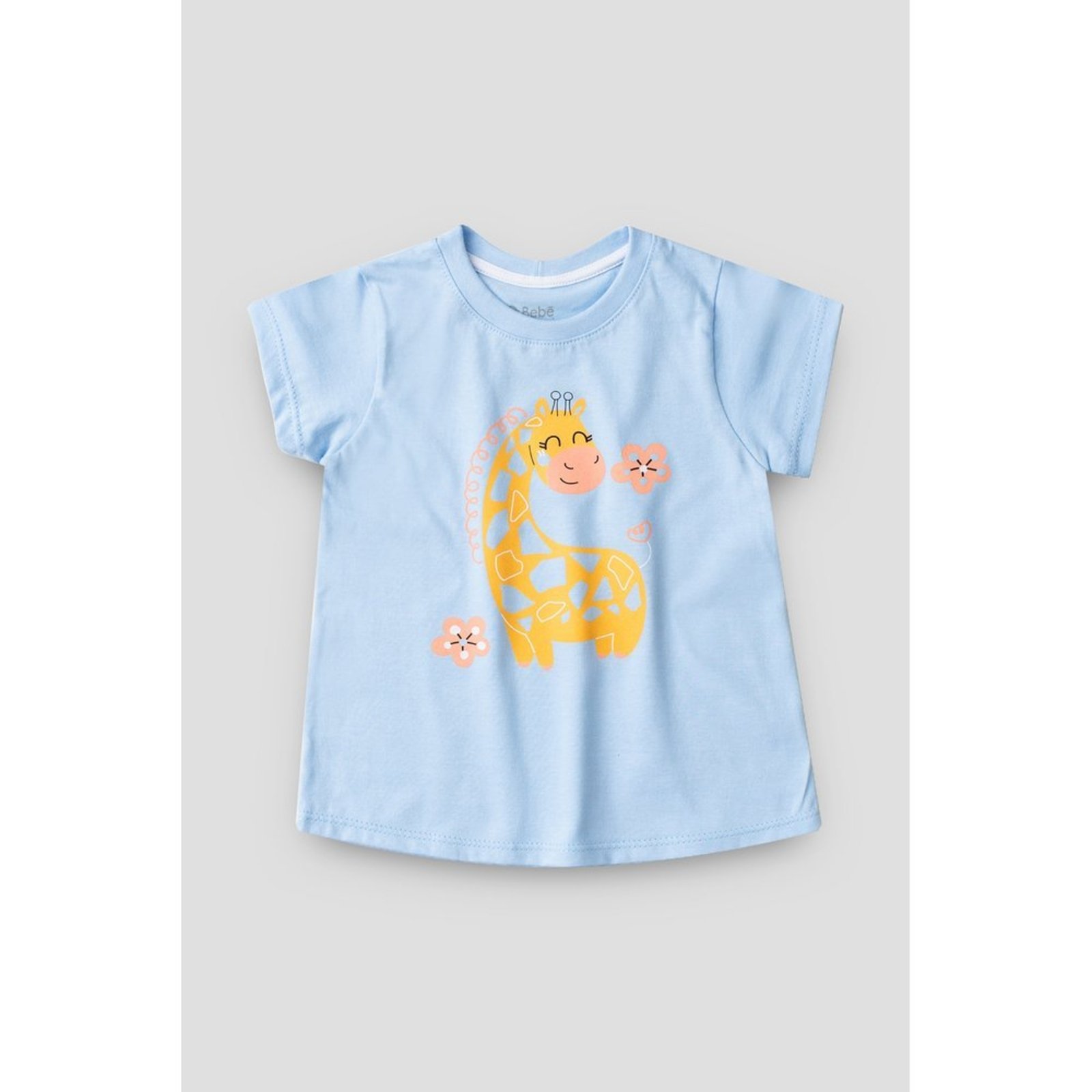 Infantil - Camiseta do Papai Azul Girafa