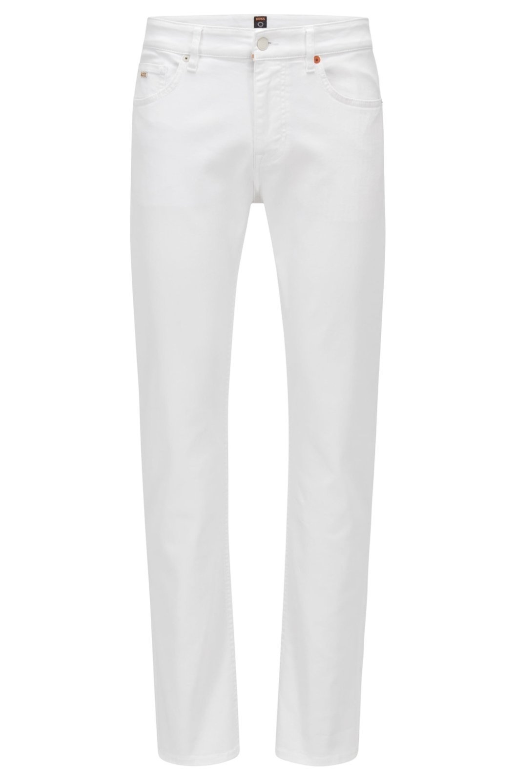 Vista 2 Calça Jeans Slim Fit Em Denim Super Stretch Boss branco denim Boss branco denim