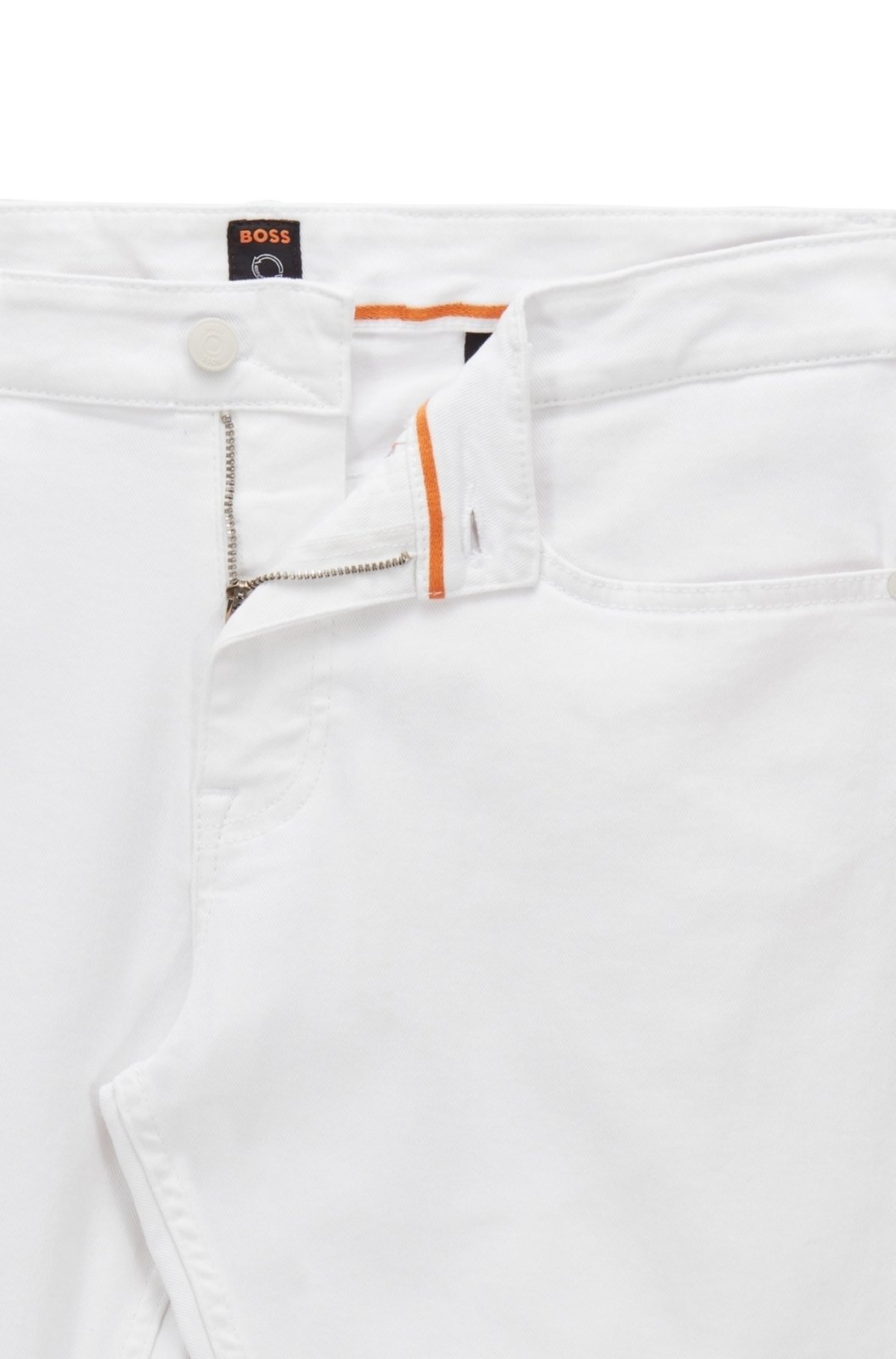 Vista 3 Calça Jeans Slim Fit Em Denim Super Stretch Boss branco denim Boss branco denim