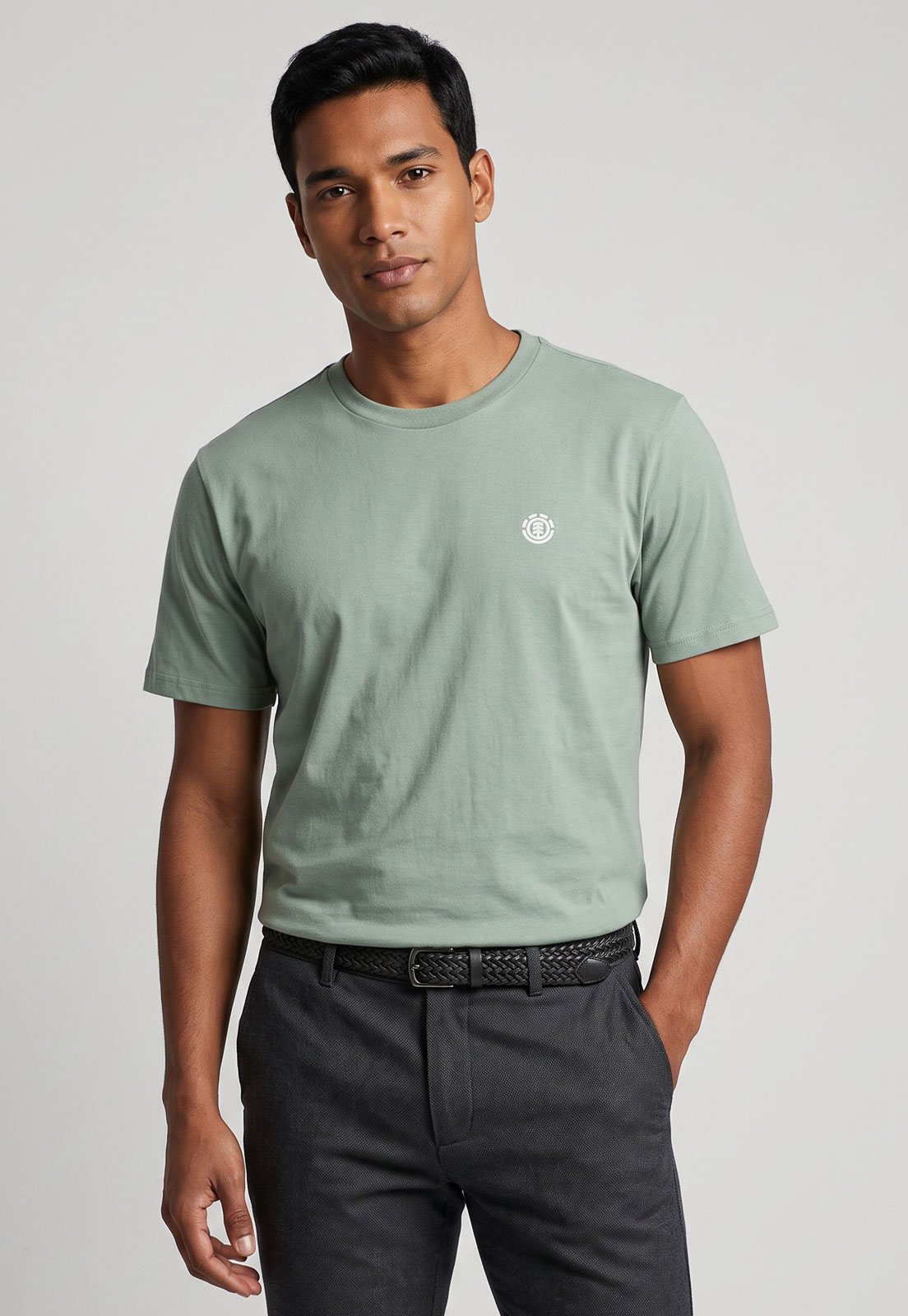 Camiseta Masculina Element Basic Crew Verde