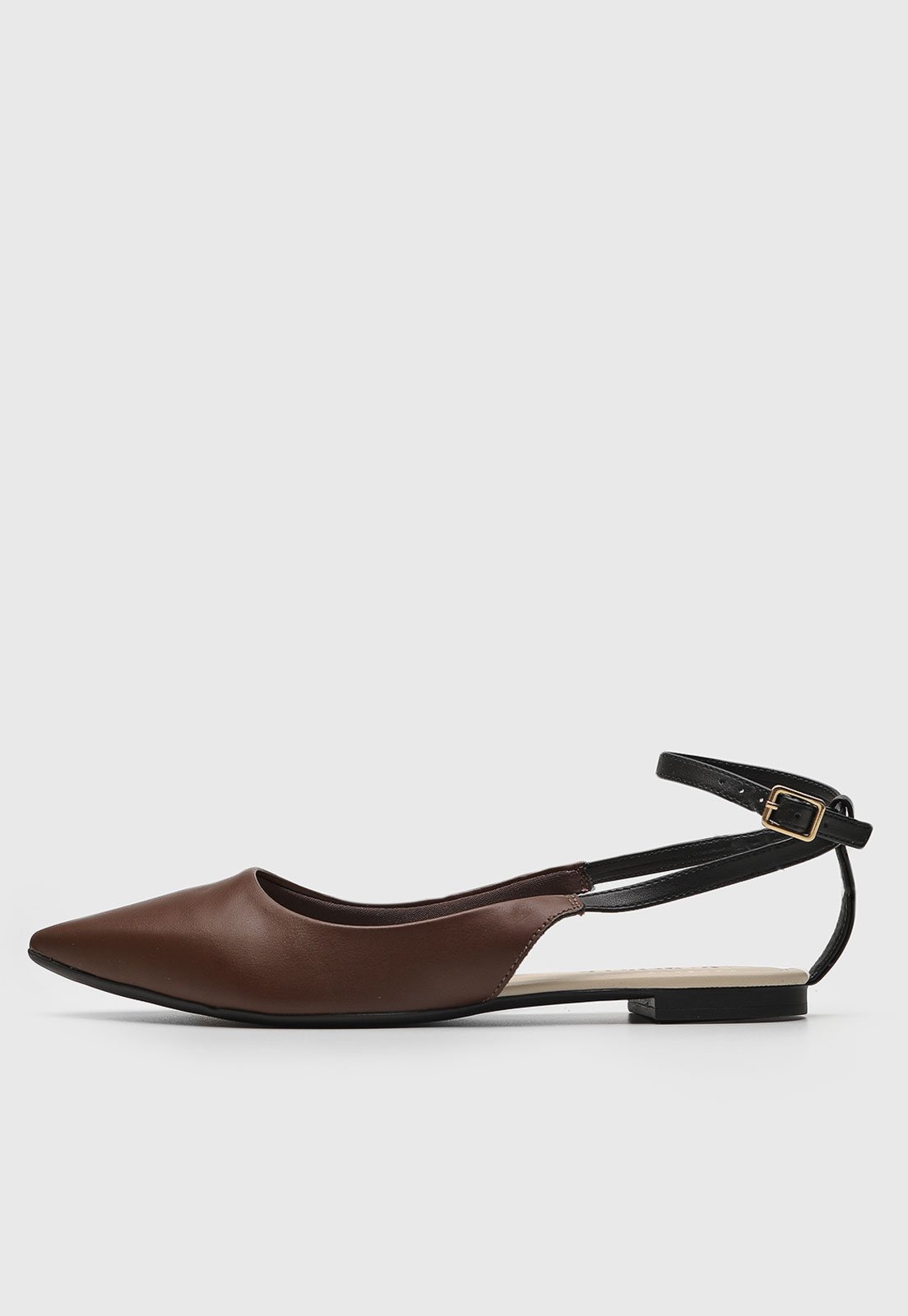 Sapatilha Slingback cê Lisa Café Sapatilha Slingback cê Lisa Café
