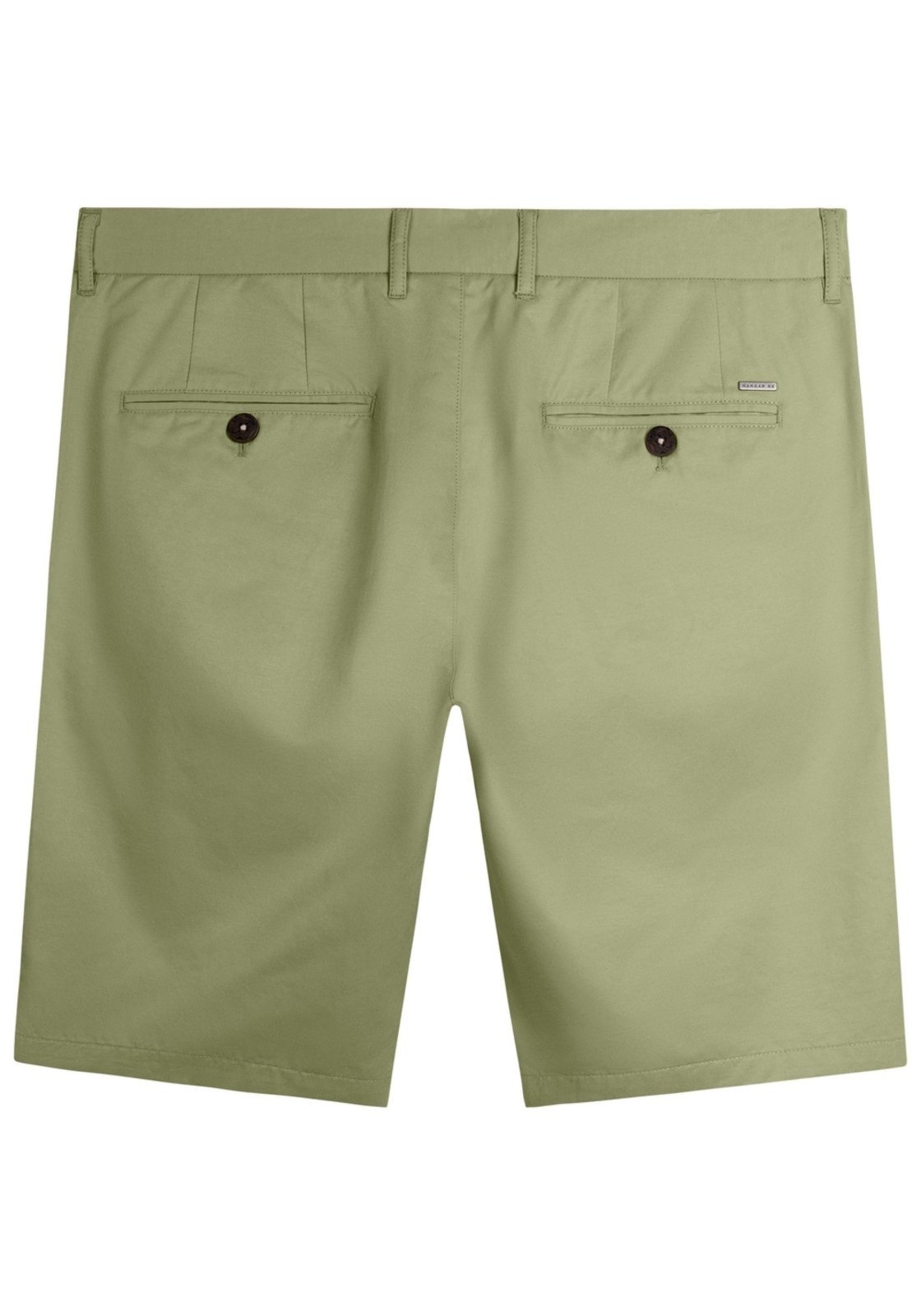 Vista 3 Bermuda Masculina Alfaiataria em Tecido Plano bege bege