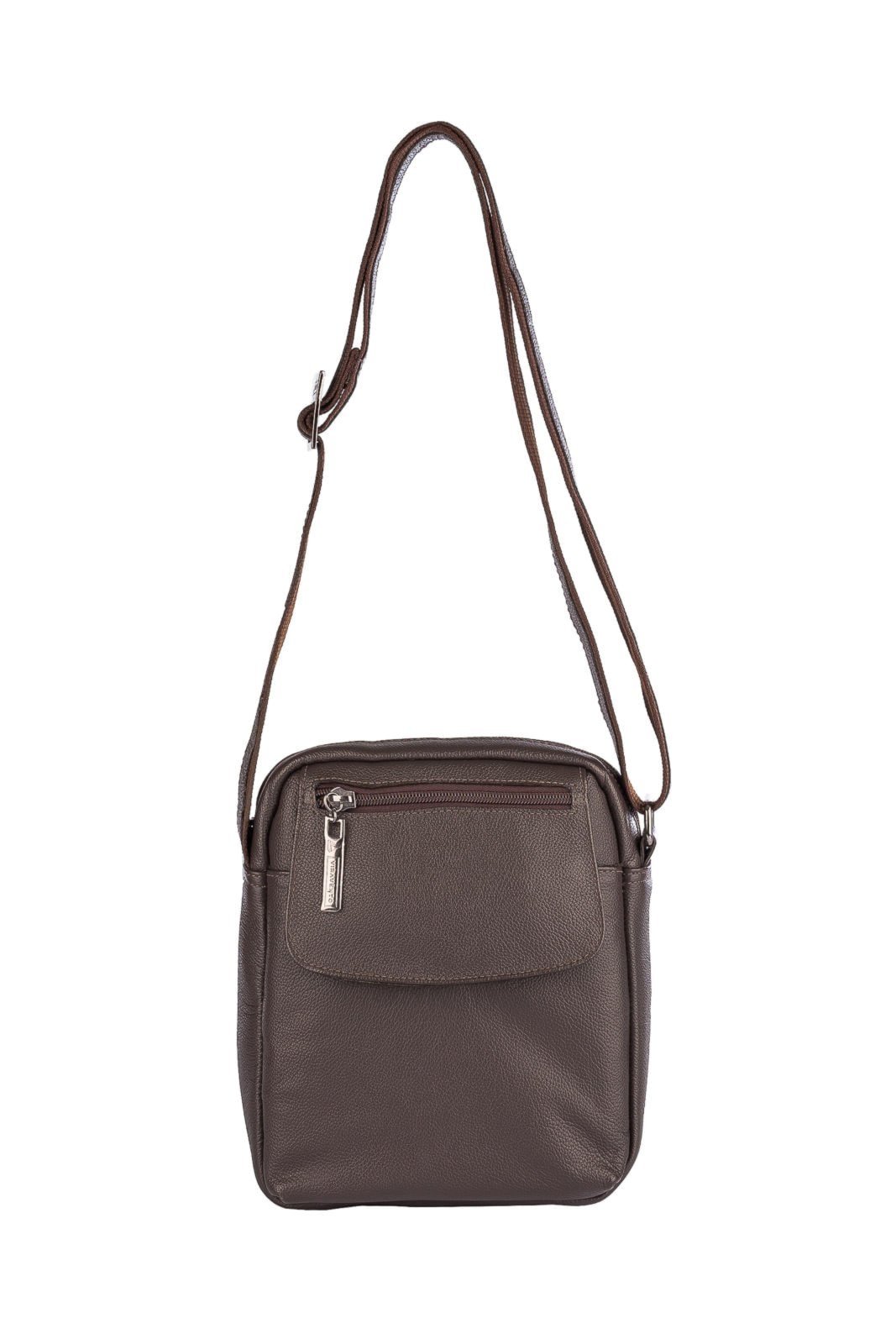 Bolsa Vira Vento Tiracolo De Couro Yuri – Café
