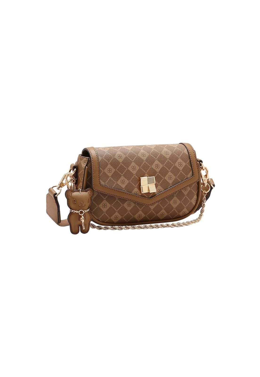 Bolsa Feminina Chenson Monograma Elemento Gráfico 3485390 Natural