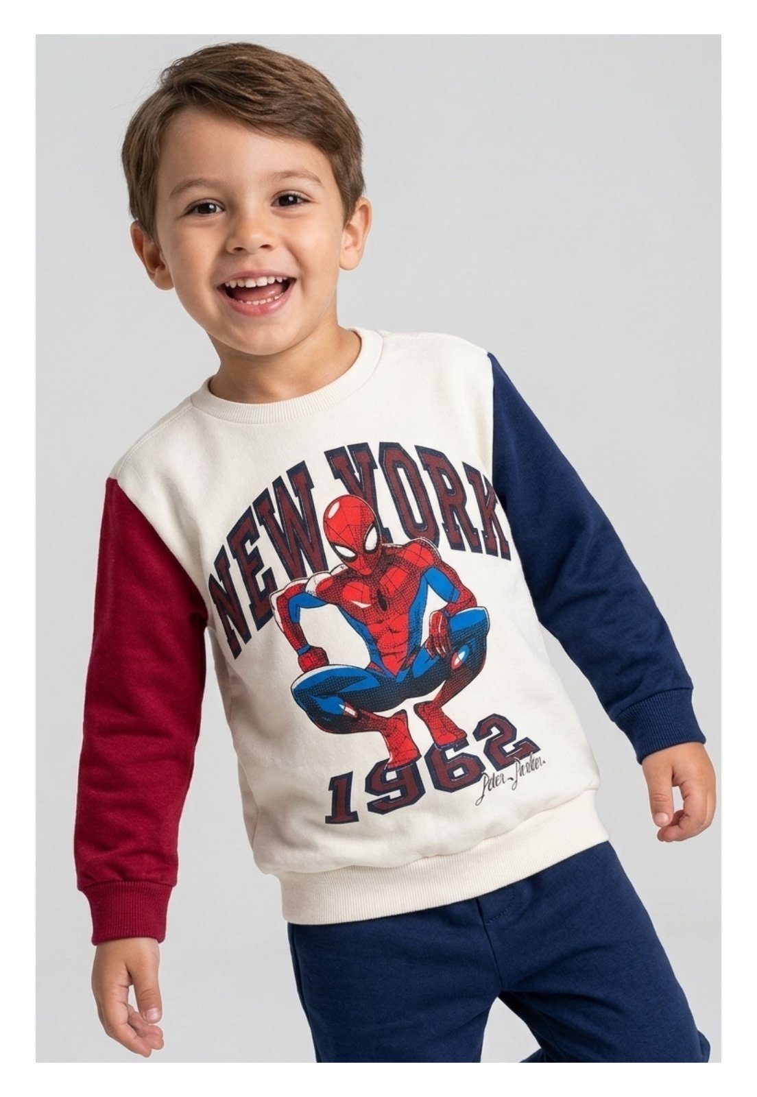 Infantil - Casaco Marvel Masculino Spiderman Aranha