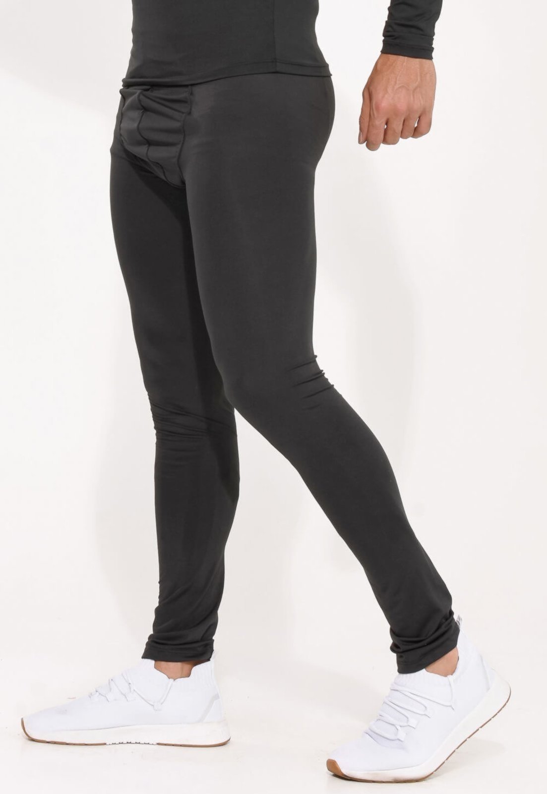Calça Térmica Masculina Mood Modas Cueca Esporte Preta 214 Preta