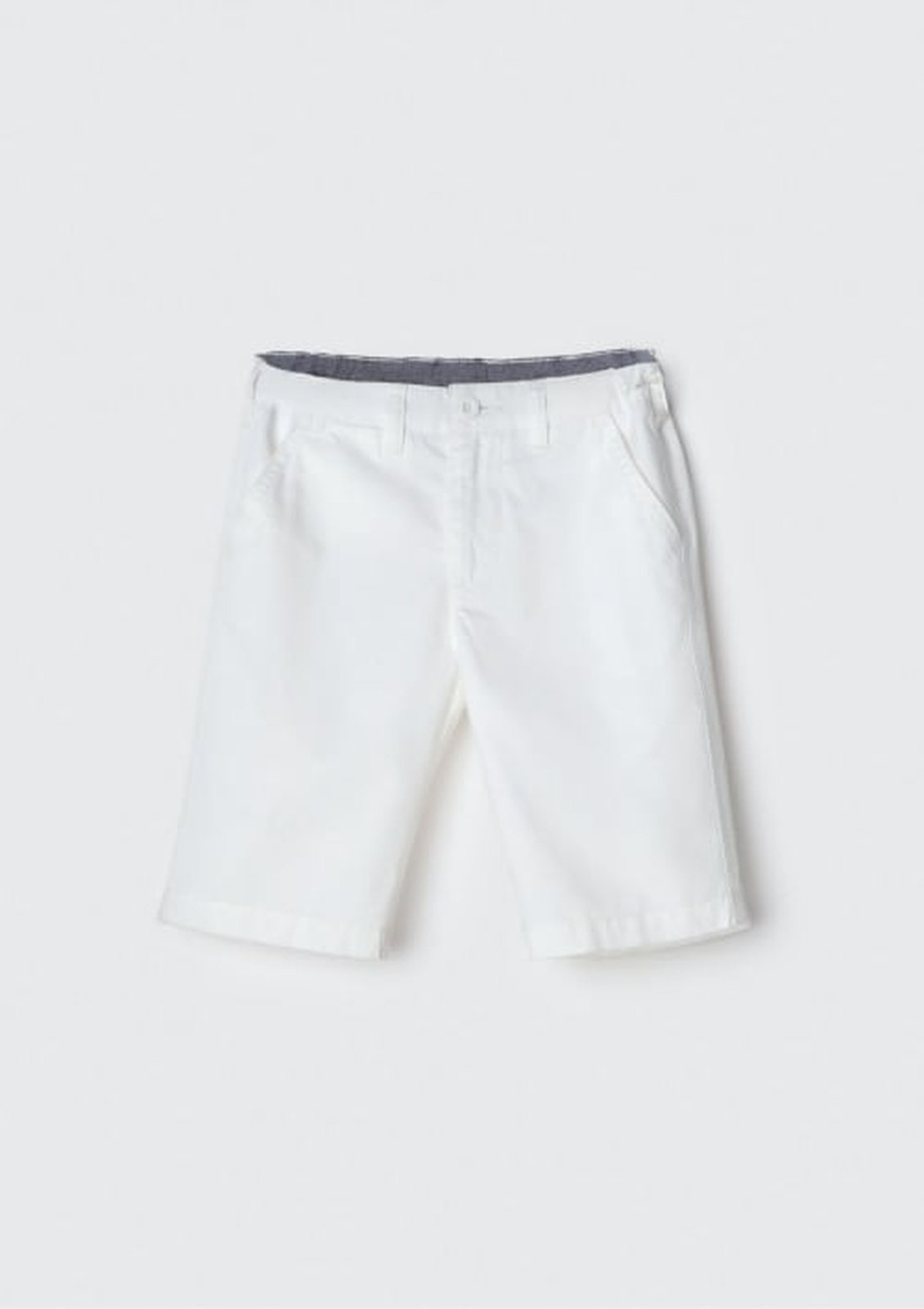 Vista 3 Infantil - Bermuda Básica Menino Chino Hering Hering Kids branco Hering Kids branco