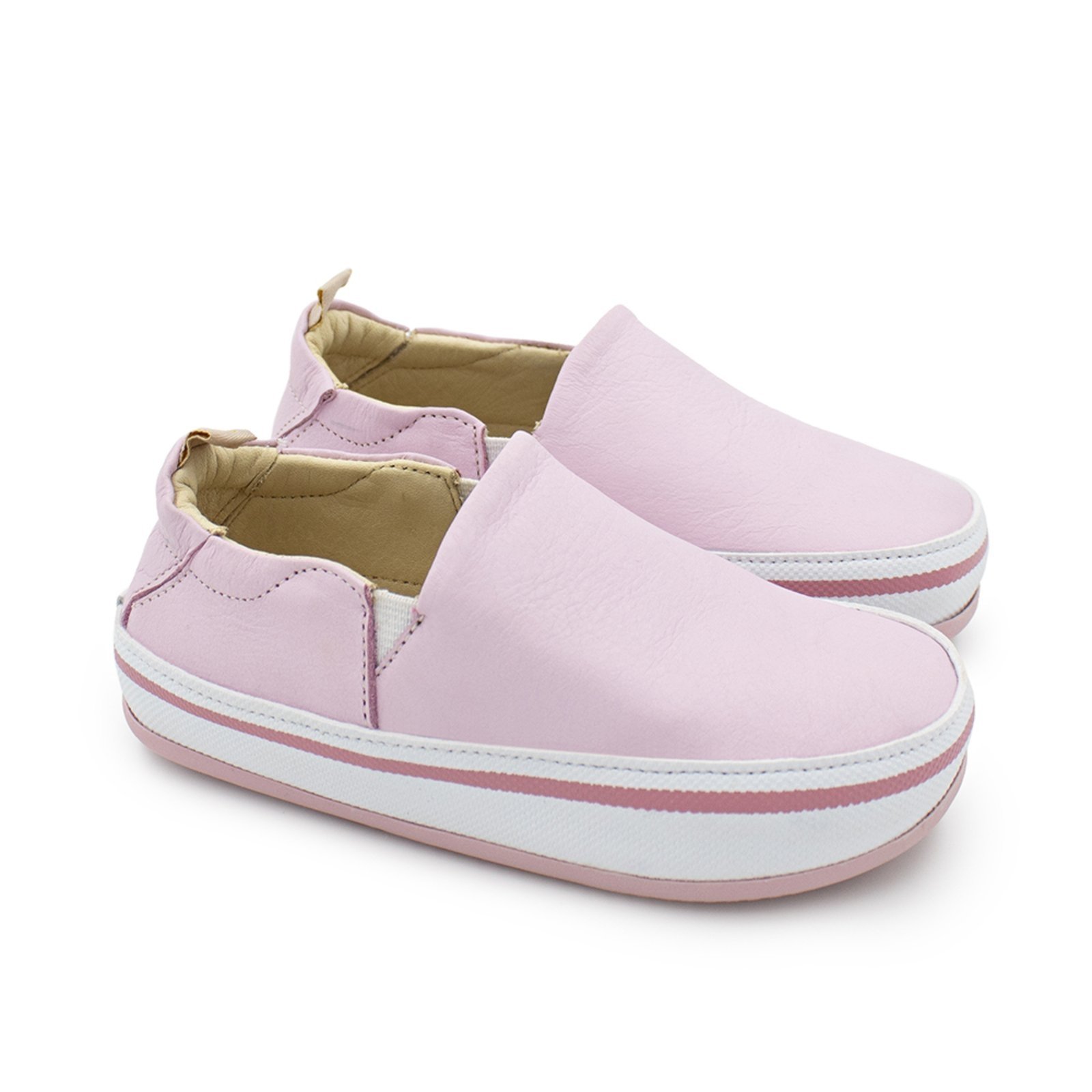 Vista 2 Infantil - Tênis Menina Blue Daniela Couro Rosa Blue Infantis rosa blue