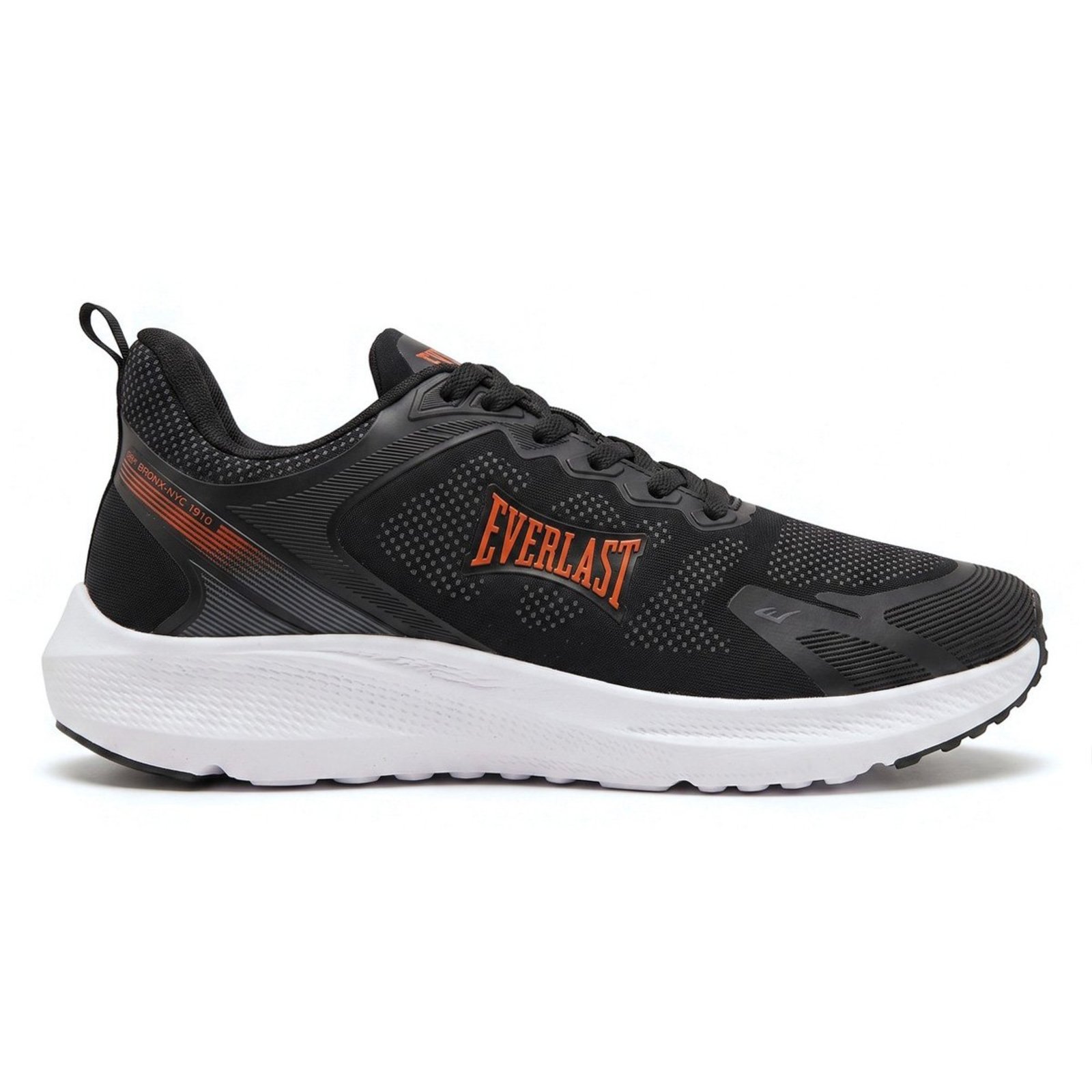 Tênis Everlast Daytona Unissex | Preto Laranja
