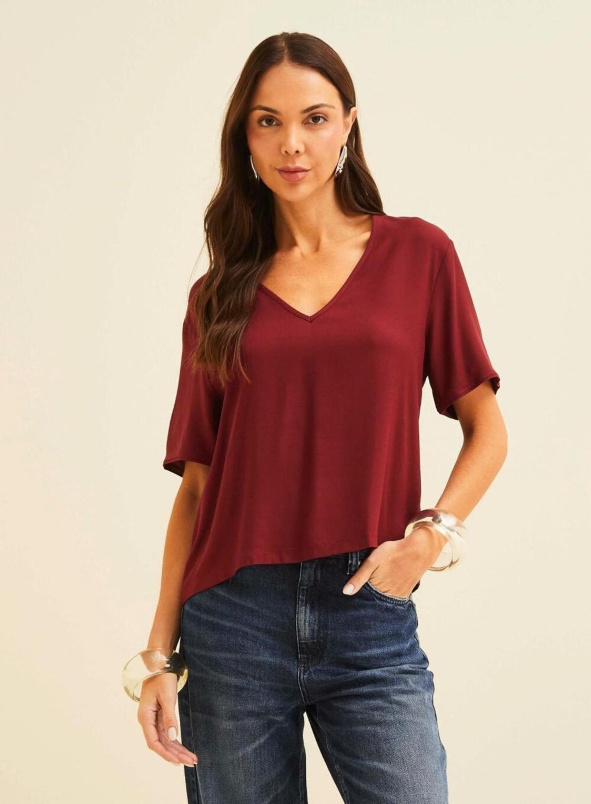 Camiseta Forum Bordo Gia