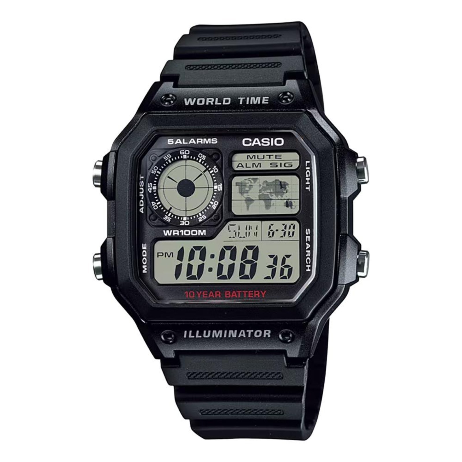 Relógio Casio Standard AE-1200WH-1AVDF Preto