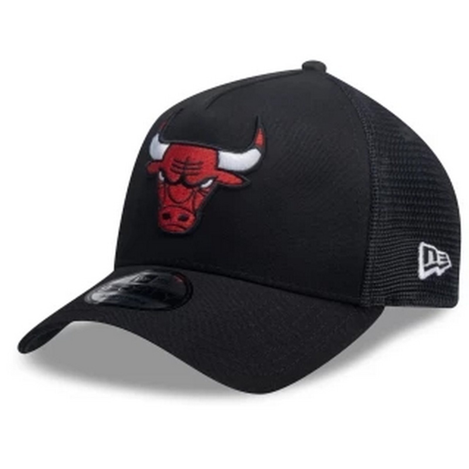 Boné New Era 9FORTY A-Frame Trucker Chicago Bulls NBA Preto