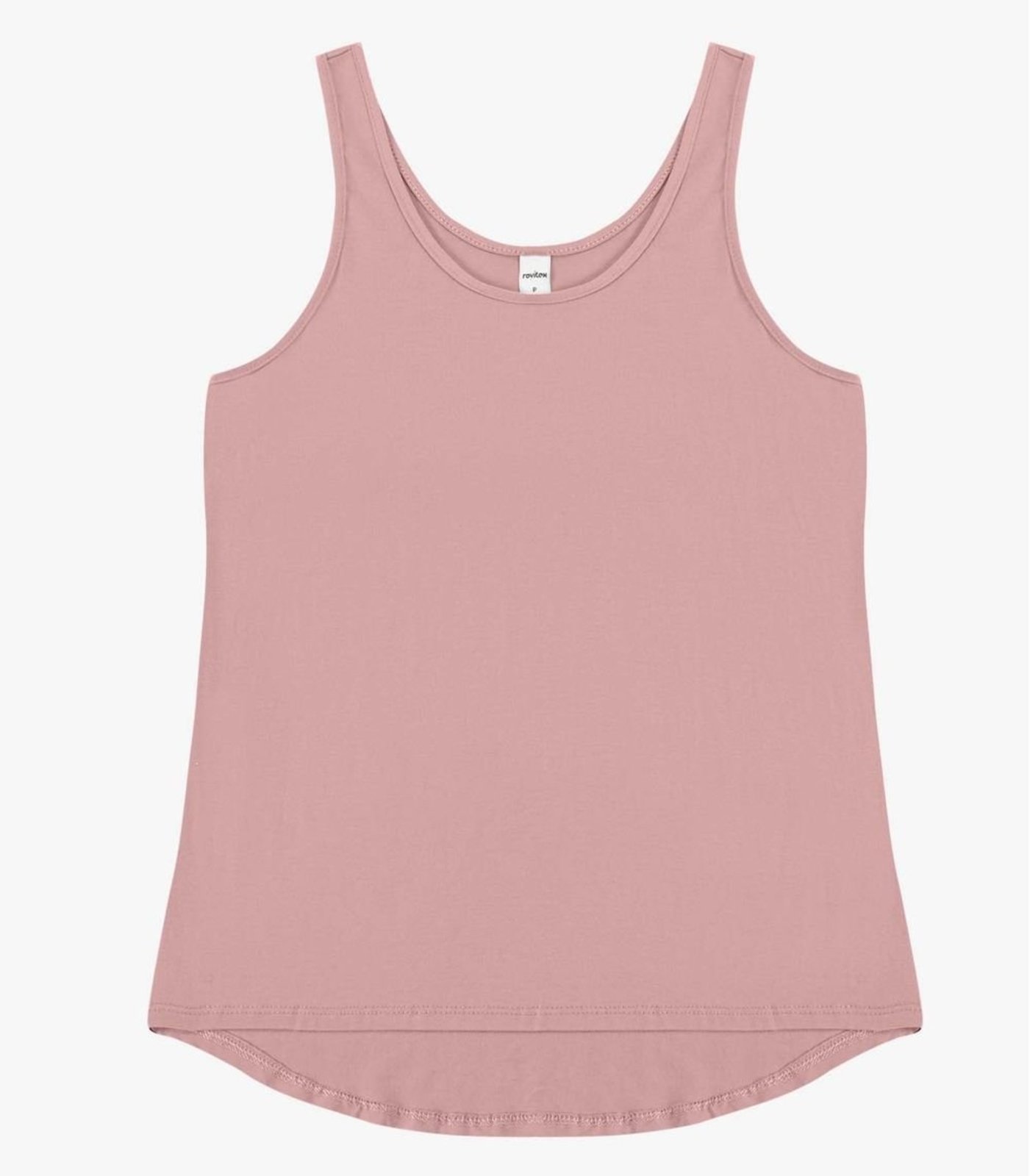 Regata Feminina Básica em Viscotorcion Rovitex Rosa