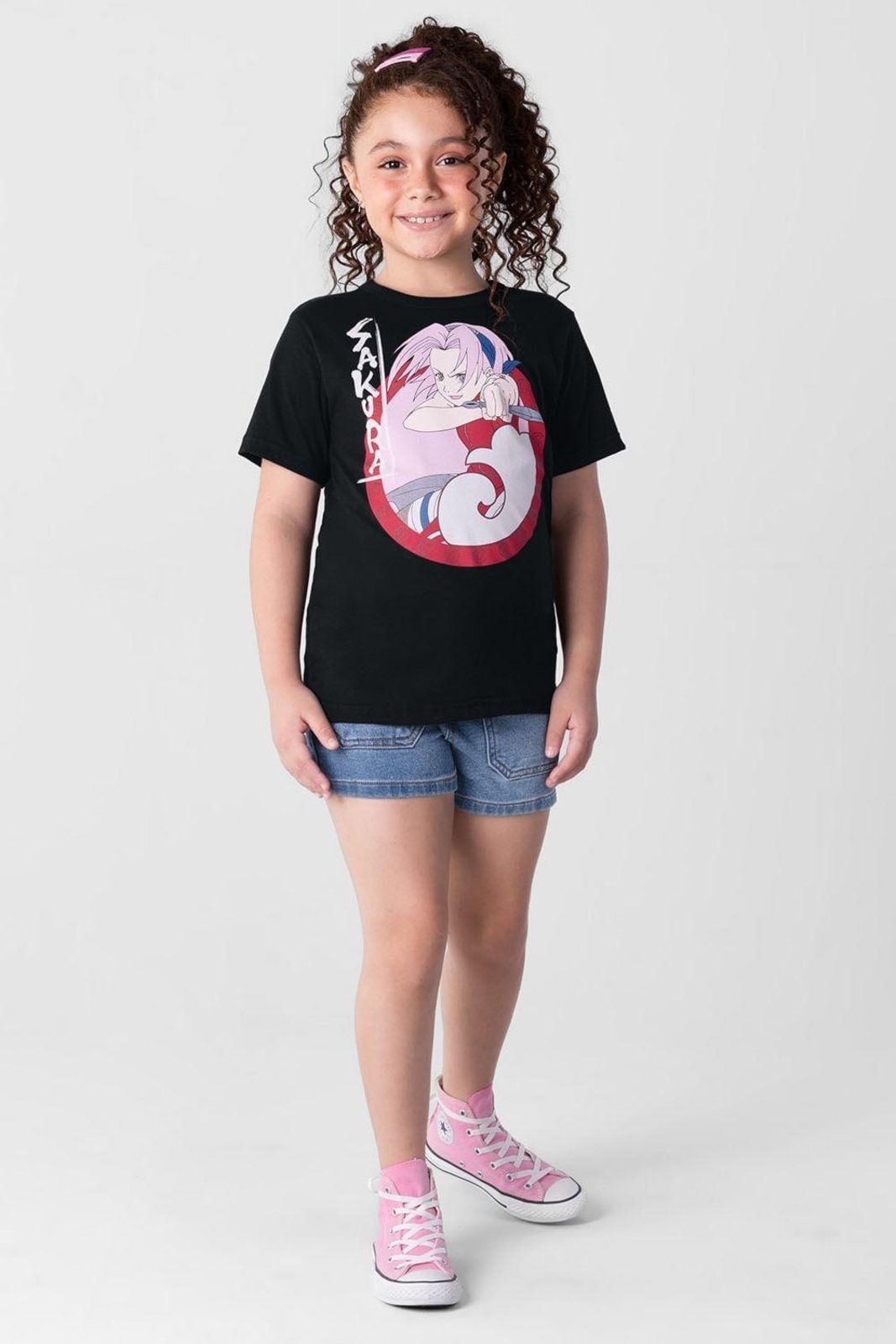 Infantil - Camiseta Naruto unissex Brandili