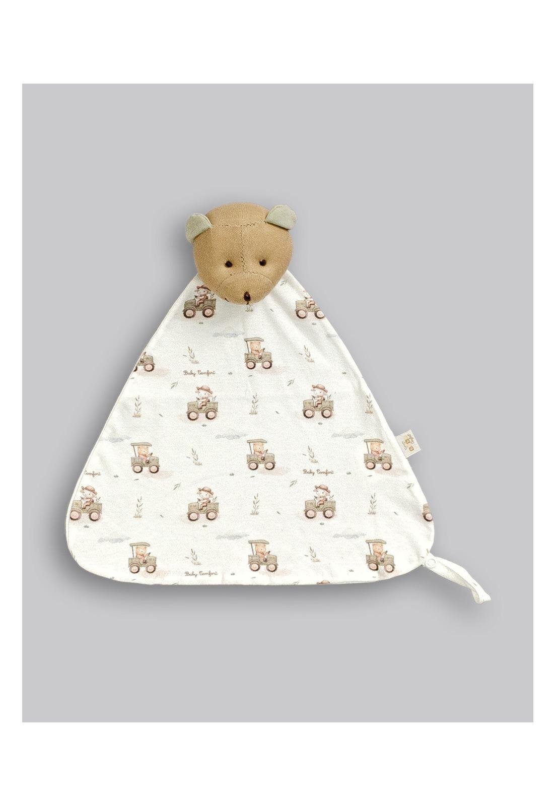 Infantil - Naninha Ursinho Anjos Baby U Branco