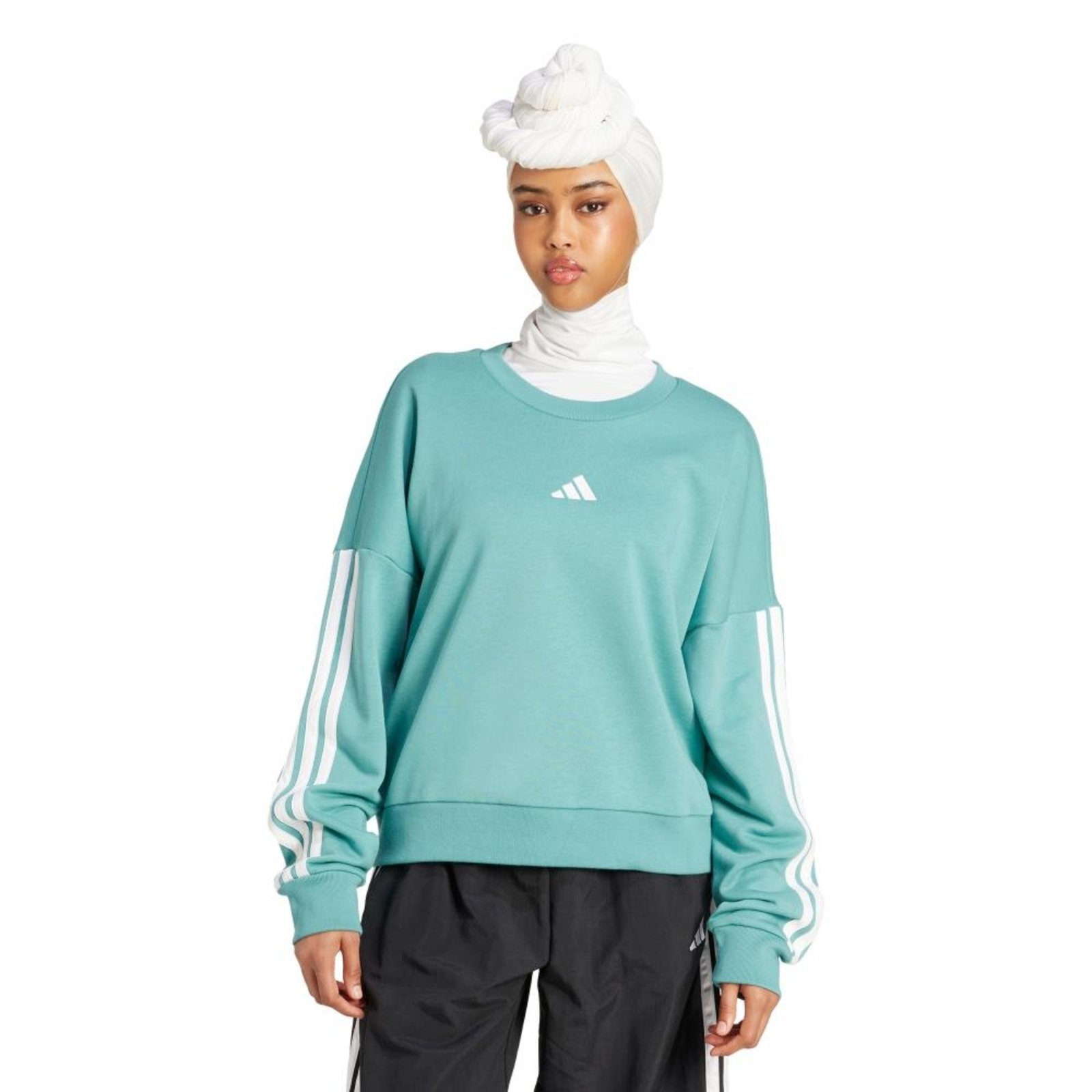 Moletinho Essentials Três Listras adidas Sportswear Azul
