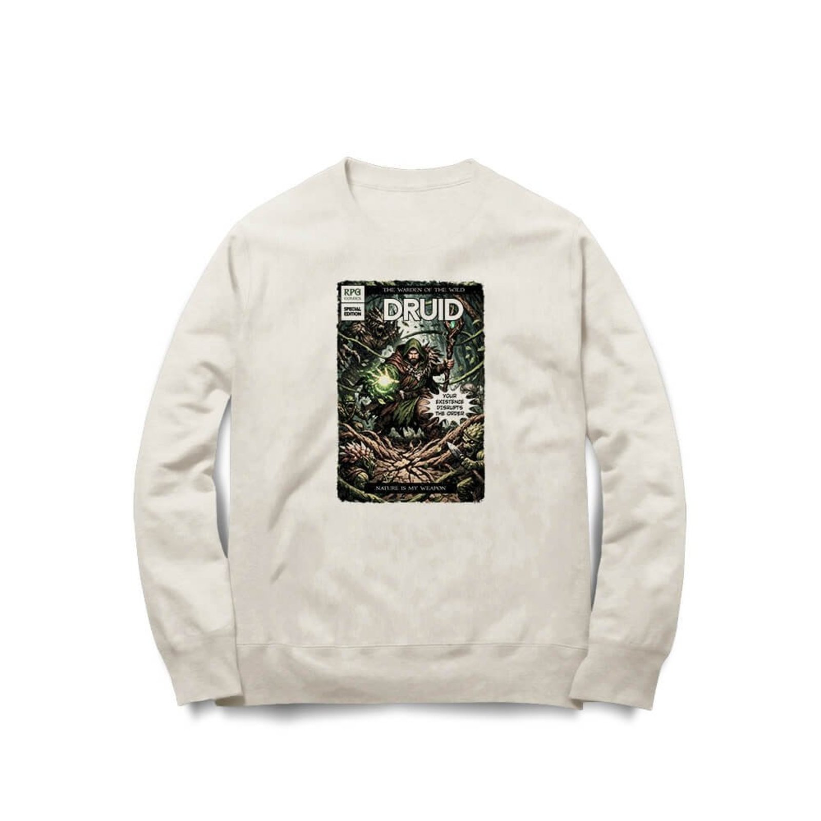 Moletom Druid Comics - Off White