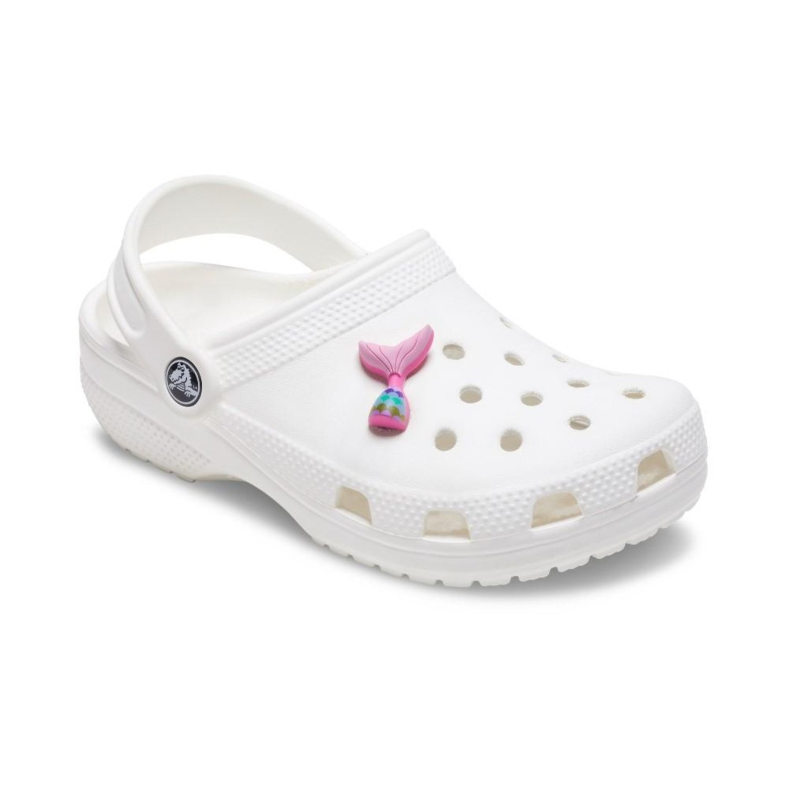 Vista 3 Infantil - Jibbitz™ Cauda de Sereia 3D Crocs branco
