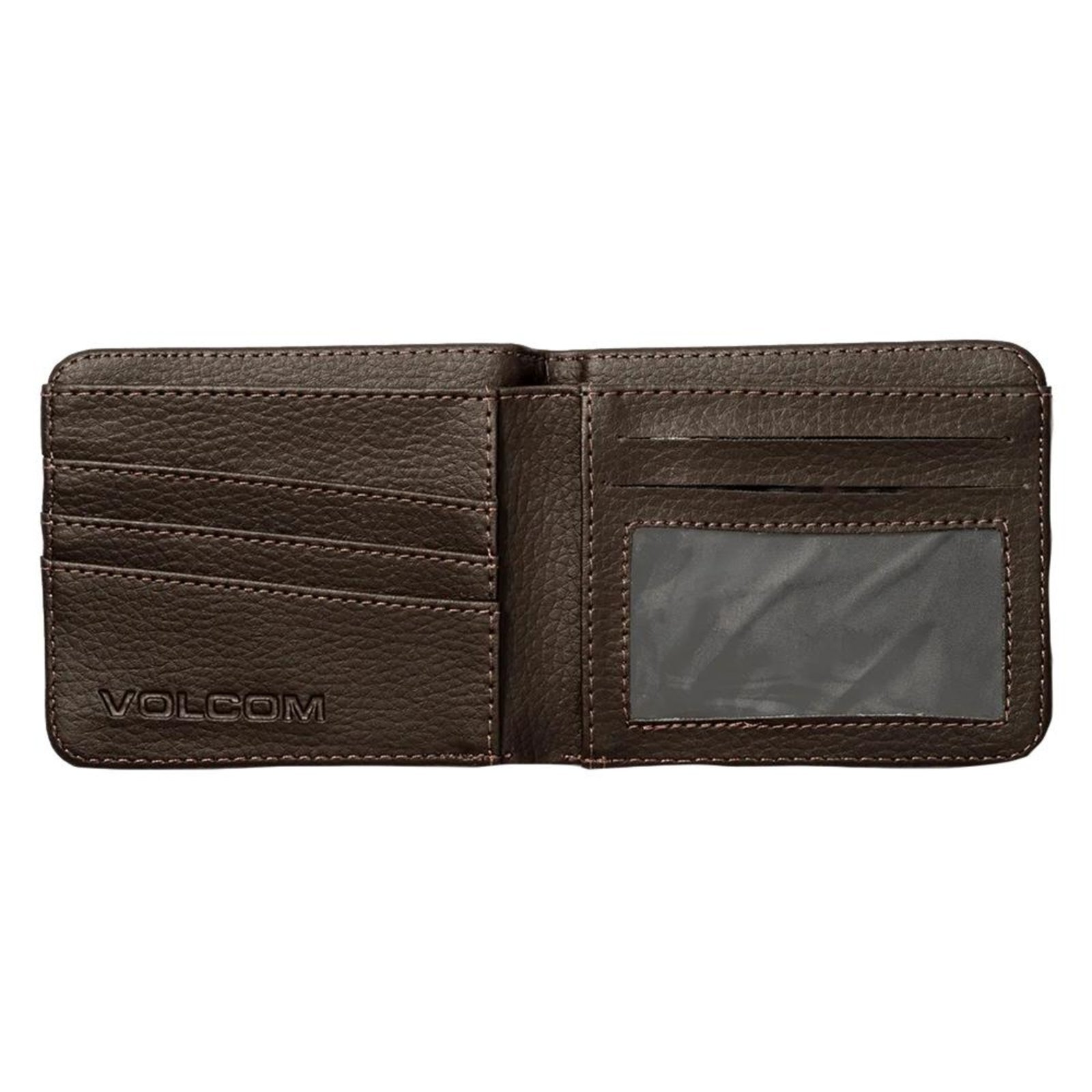 Vista 3 Carteira Volcom Metal Stone SM26 Claro marrom Volcom marrom