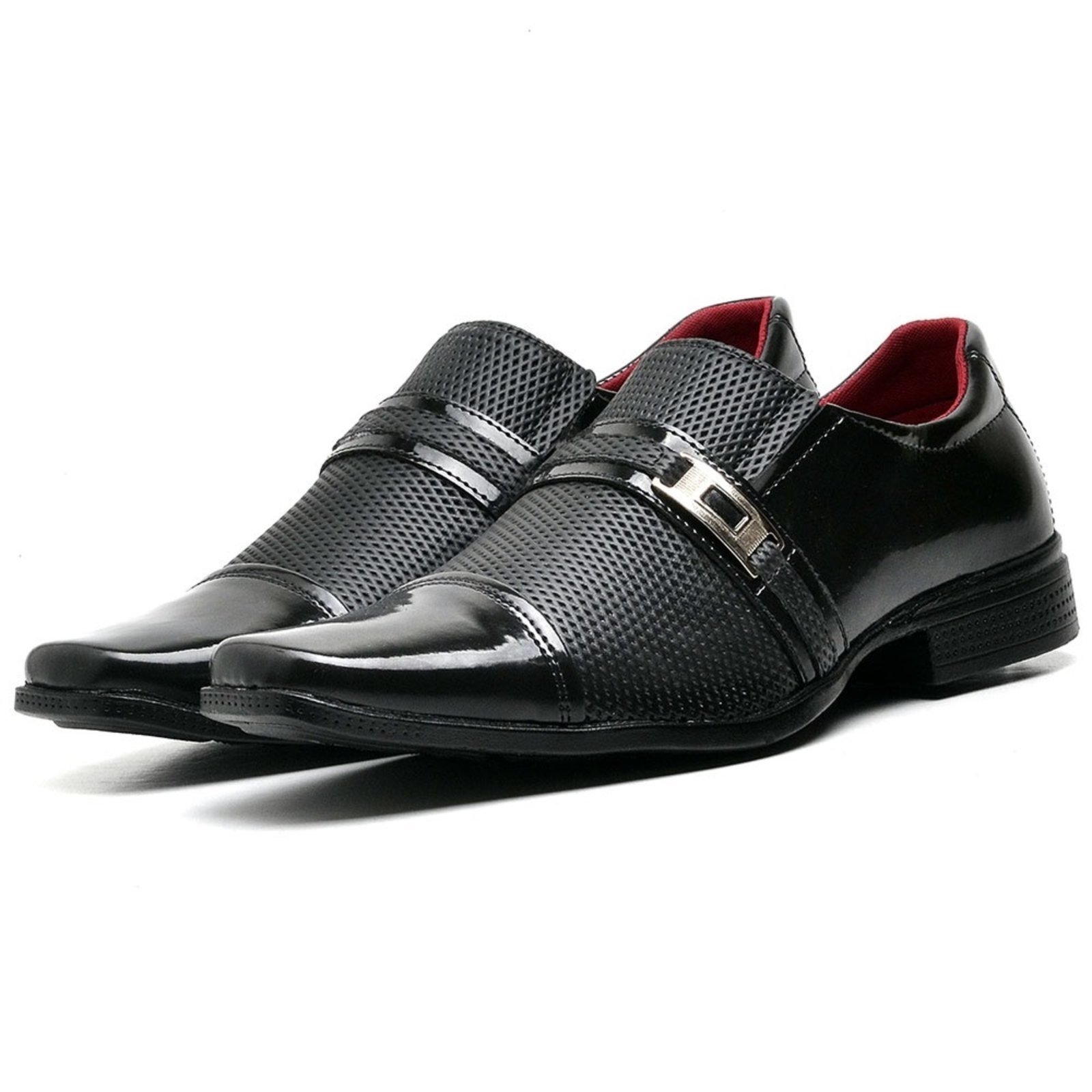 Sapato Social Masculino Com e Sem Verniz DUBUY 814FG Preto