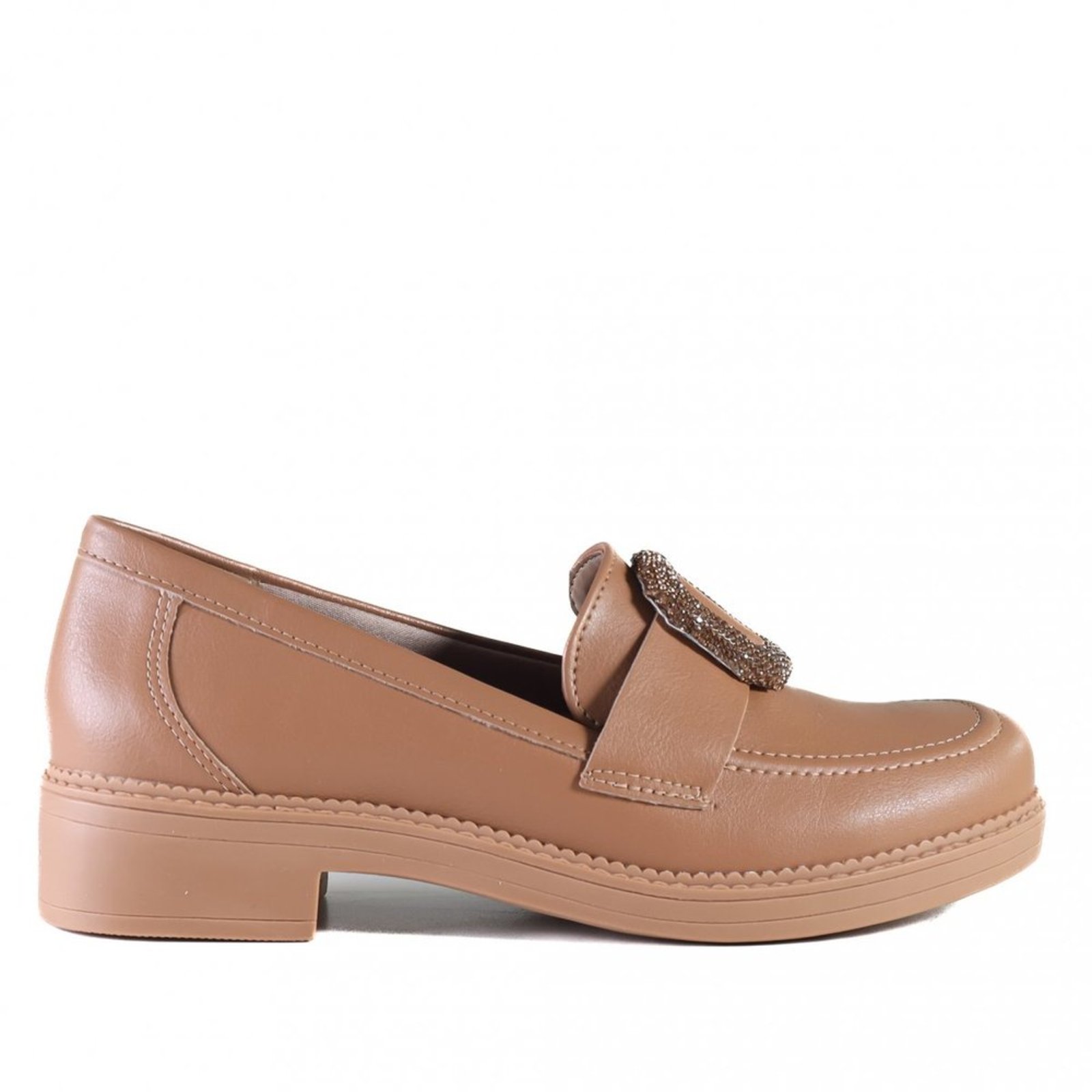Mocassim Via Marte Feminino 011-001 Via Marte Marrom