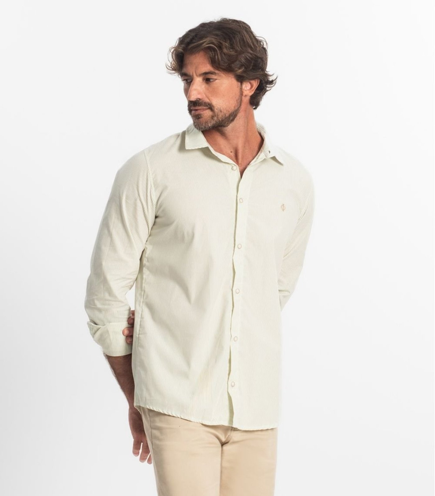 Camisa Manga Longa Diametro Verde