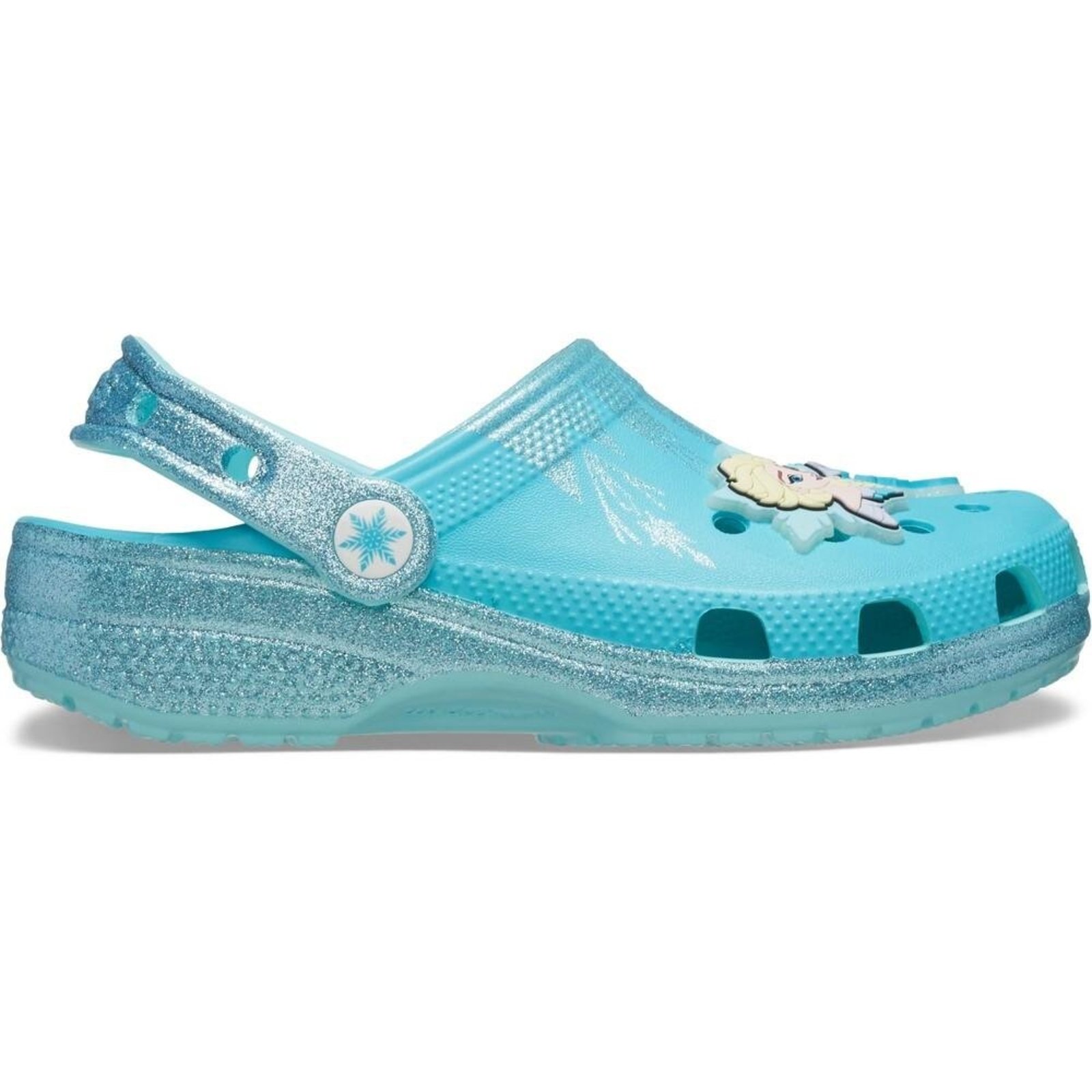 Infantil - Sandália Crocs Classic Clog Frozen Elsa T Multi Multicolorido