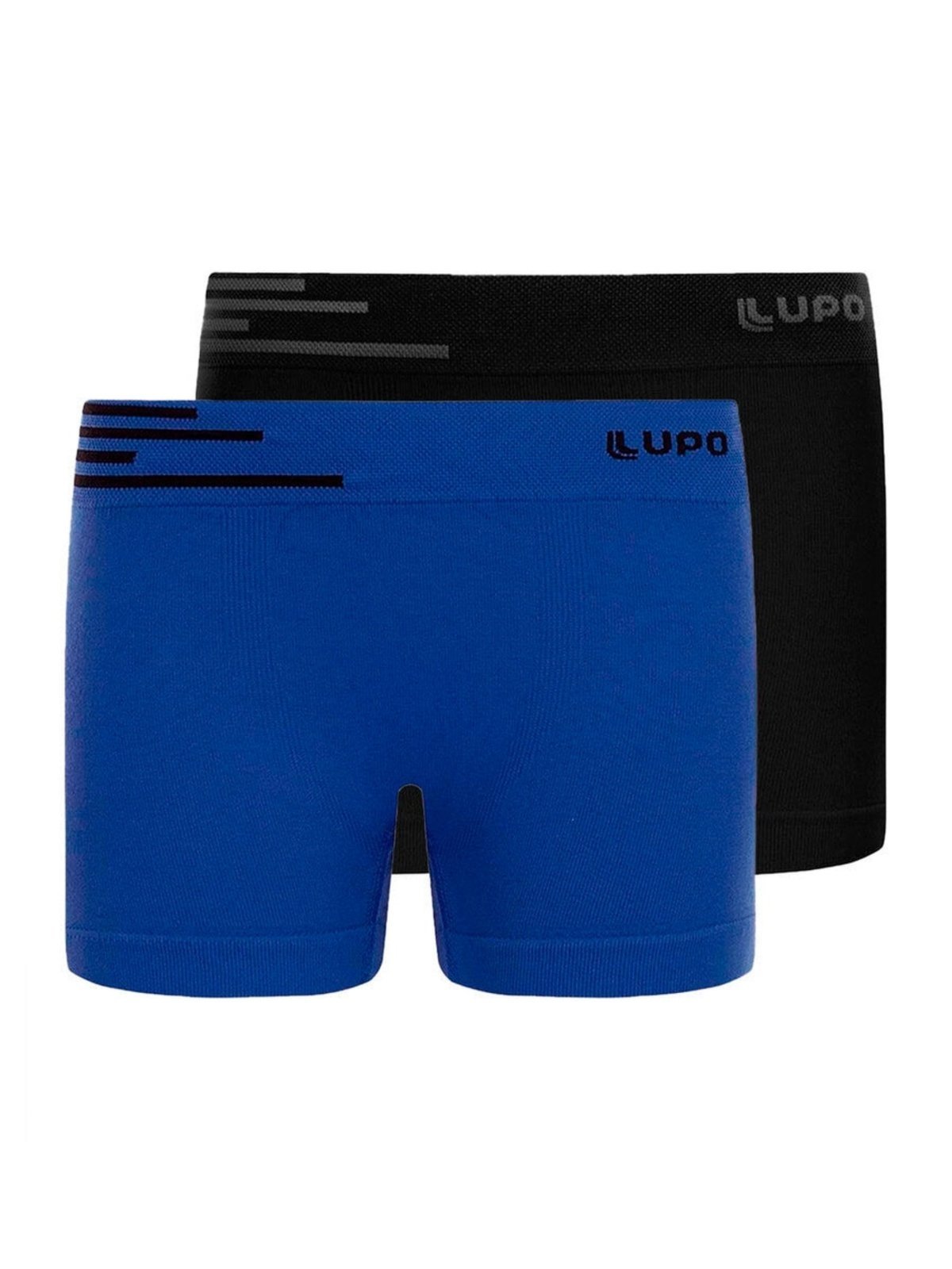 Kit com 2 Cuecas Boxer Lupinho 132-002 Azul