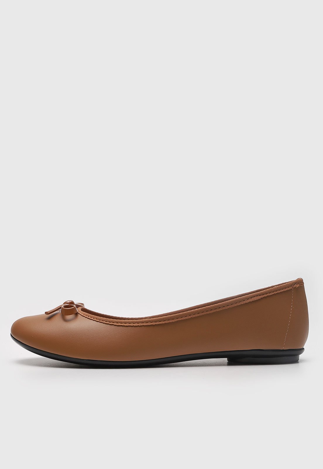 Sapatilha Feminina Moleca Laço Marrom