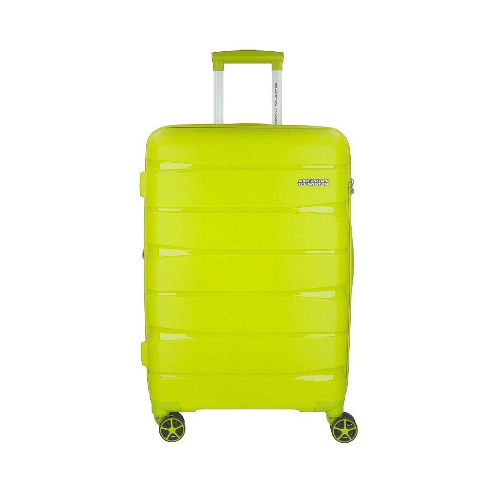 Vista 2 Mala de Viagem American Tourister Média Aspen Verde Limão incolor verde American Tourister incolor verde