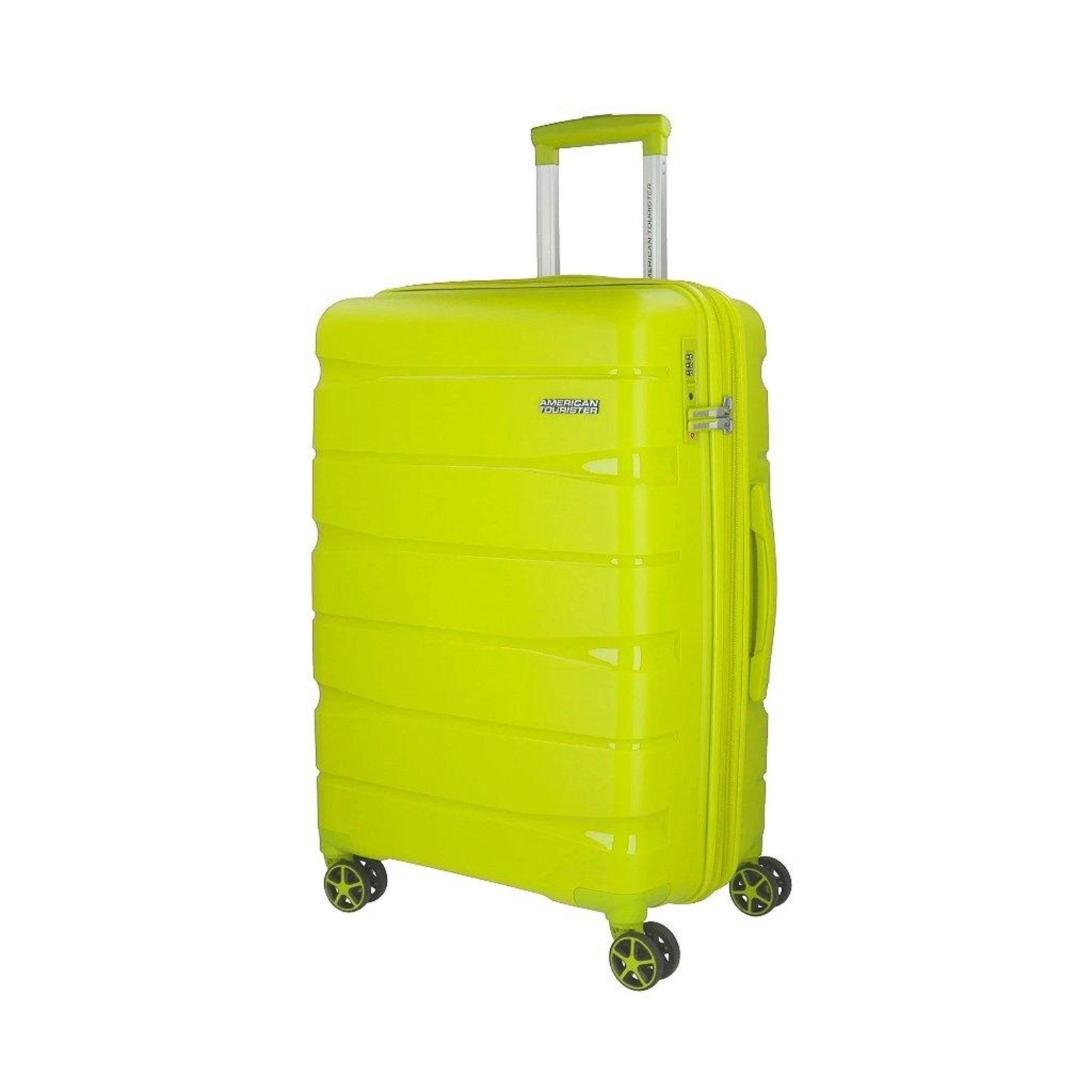 Vista 3 Mala de Viagem American Tourister Média Aspen Verde Limão incolor verde American Tourister incolor verde