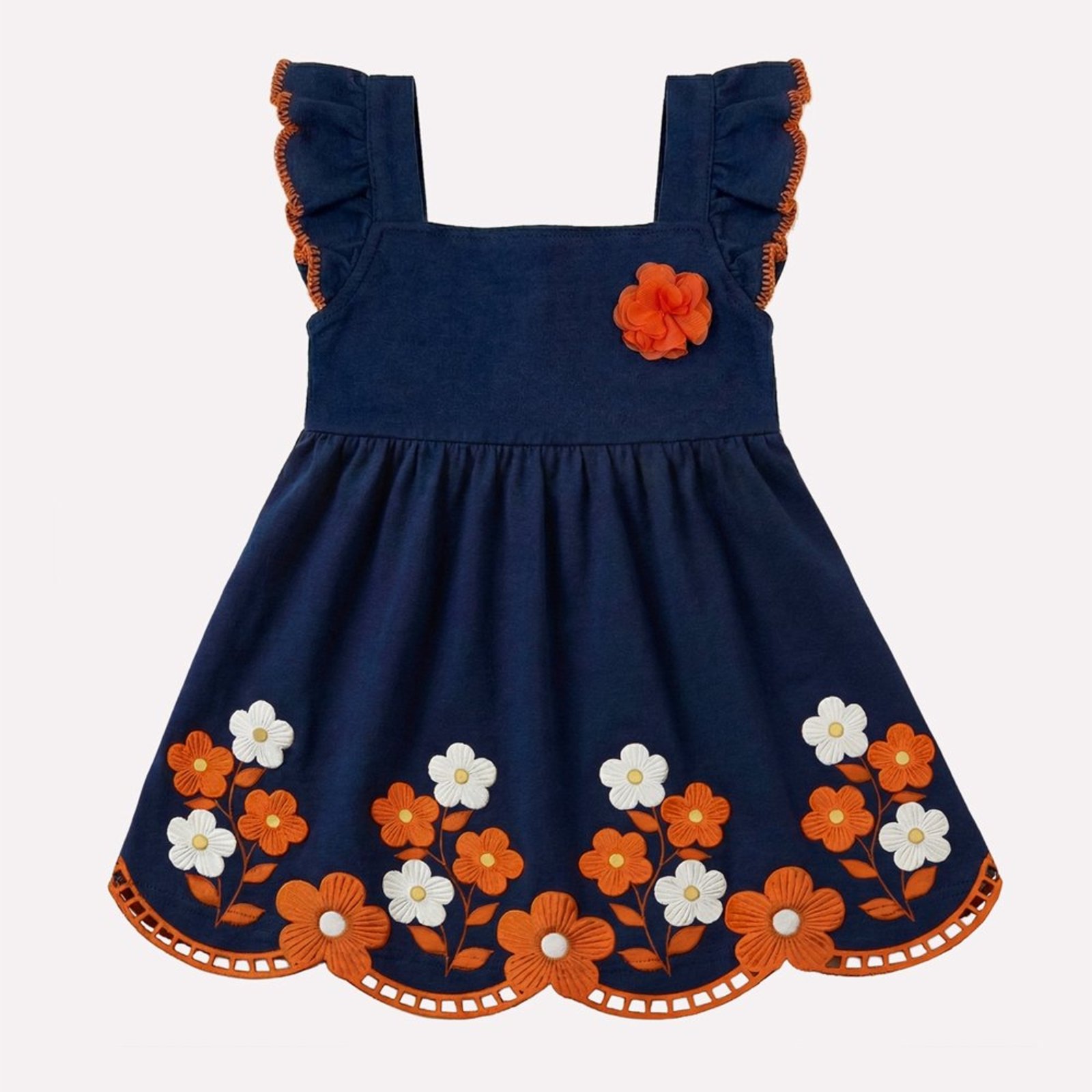 Infantil - Vestido Menina com Corte a Laser Kyly