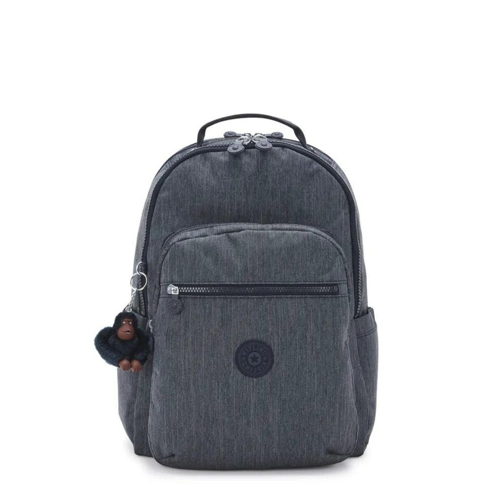 Vista 2 Mochila Kipling Seoul Lap Marine Navy azul marinho marine Kipling azul marinho marine