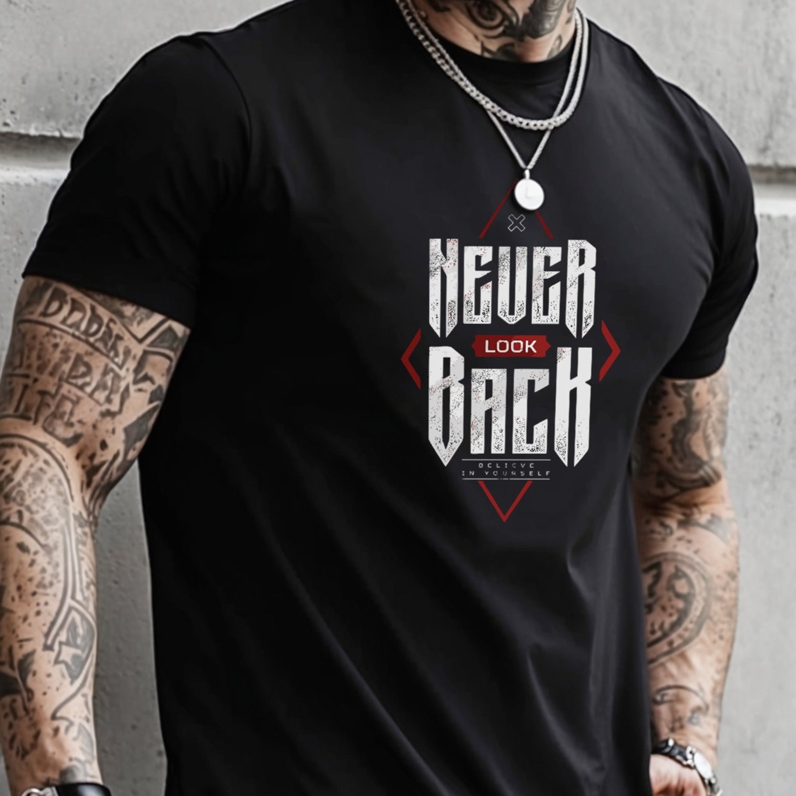 Camisa Masculina Algodão Camiseta Estampada Casual