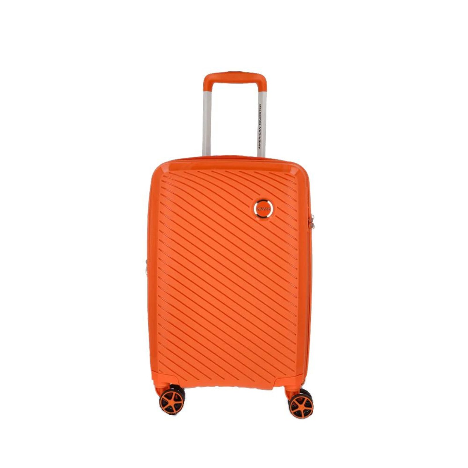 Vista 2 Mala de Bordo American Tourister Zanzibar Expansível Laranja incolor American Tourister incolor