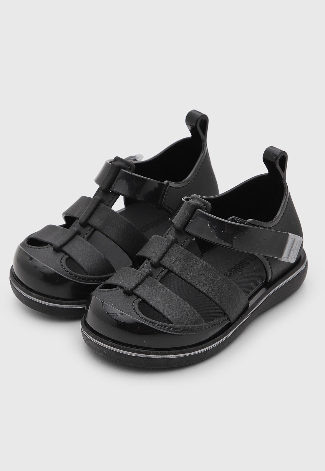 Infantil - Sandália Mini Melissa Tiras Preta