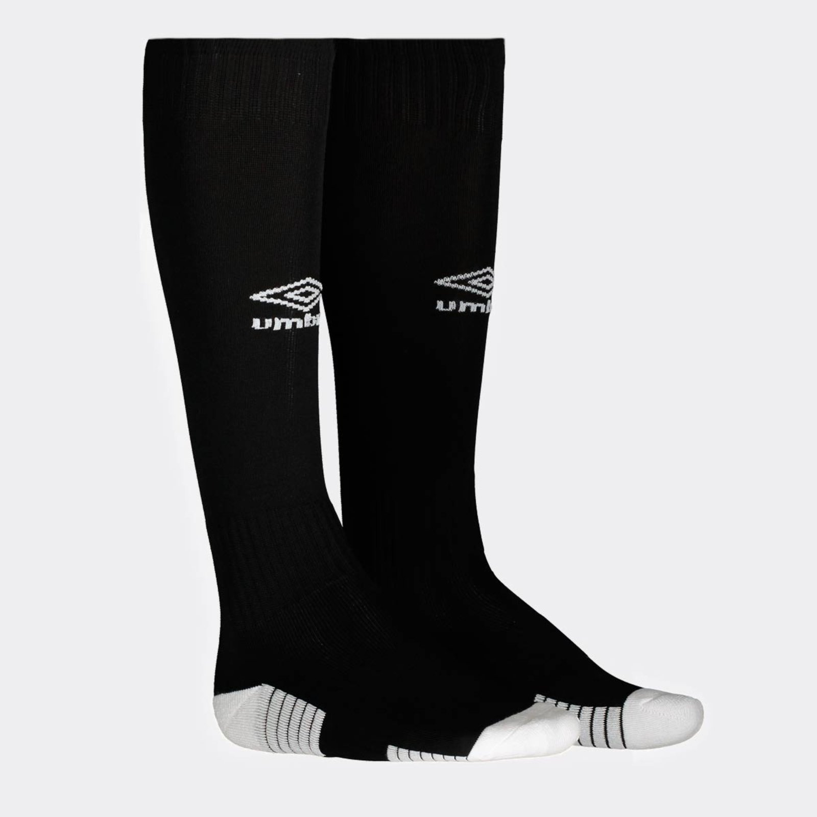 Vista 2 Meião Umbro Team Juvenil e Branco preto Umbro preto