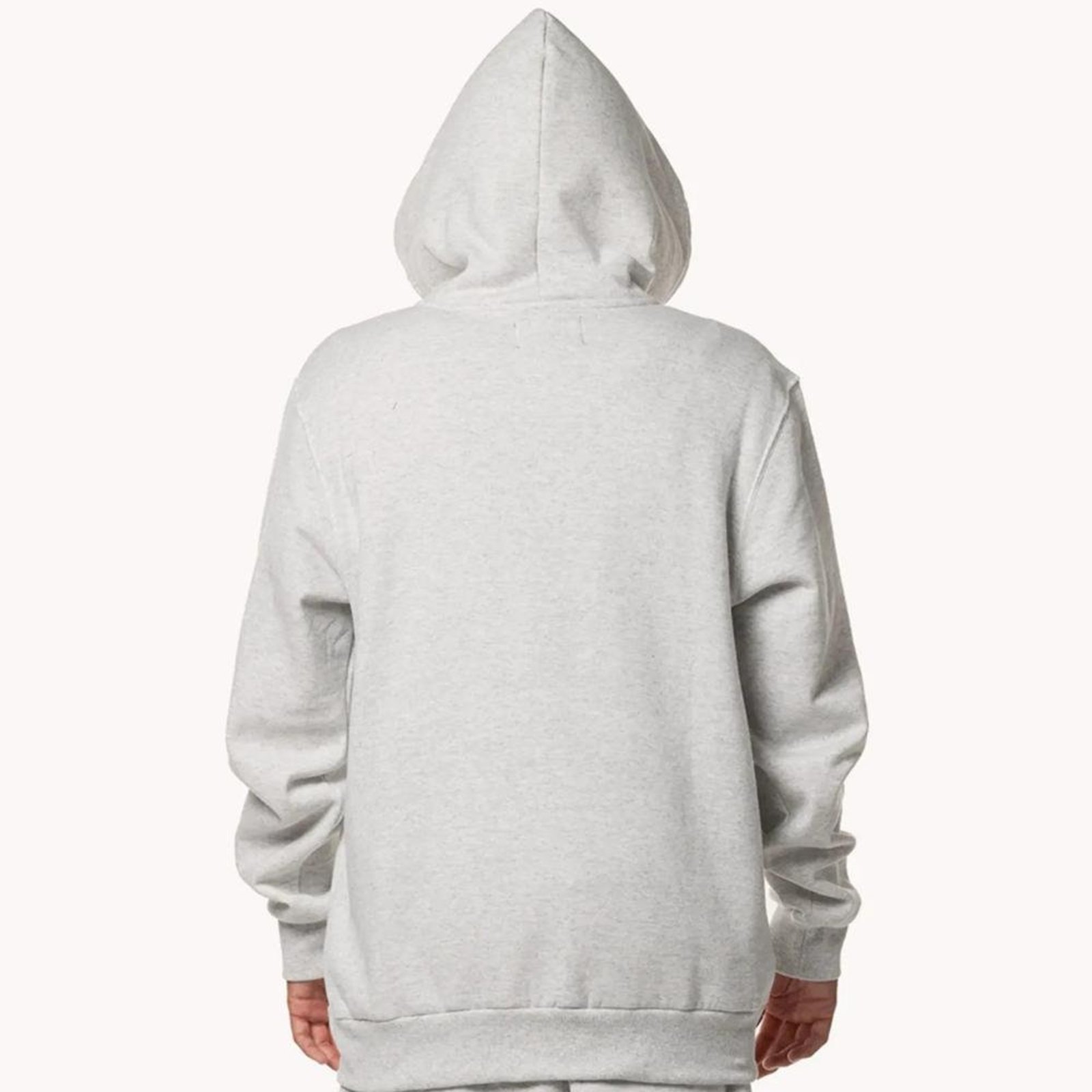 Moletom Quiksilver Aberto Embroidery 280G WT25 Cinza Claro