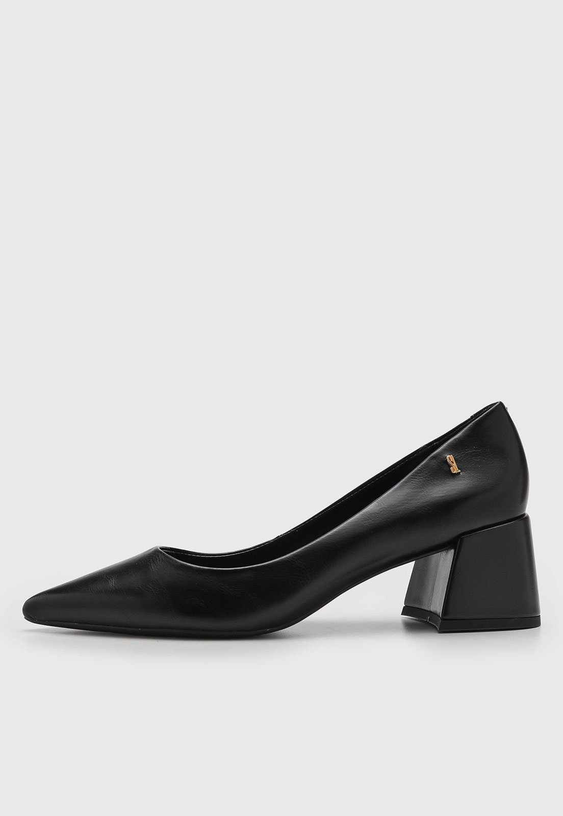 Scarpin Feminino Santa Lolla Salto Médio Preto