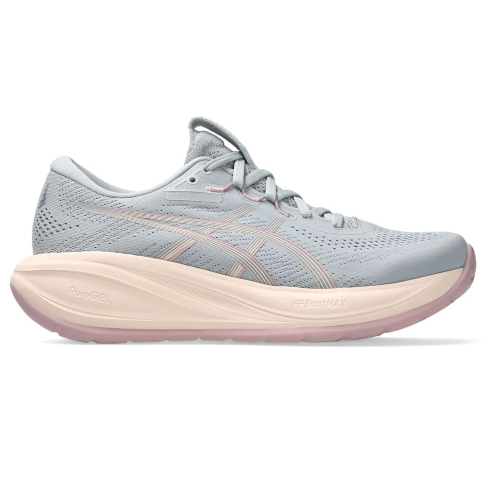 Tênis ASICS GEL-Cumulus 28 - Feminino - Cinza/Rosa