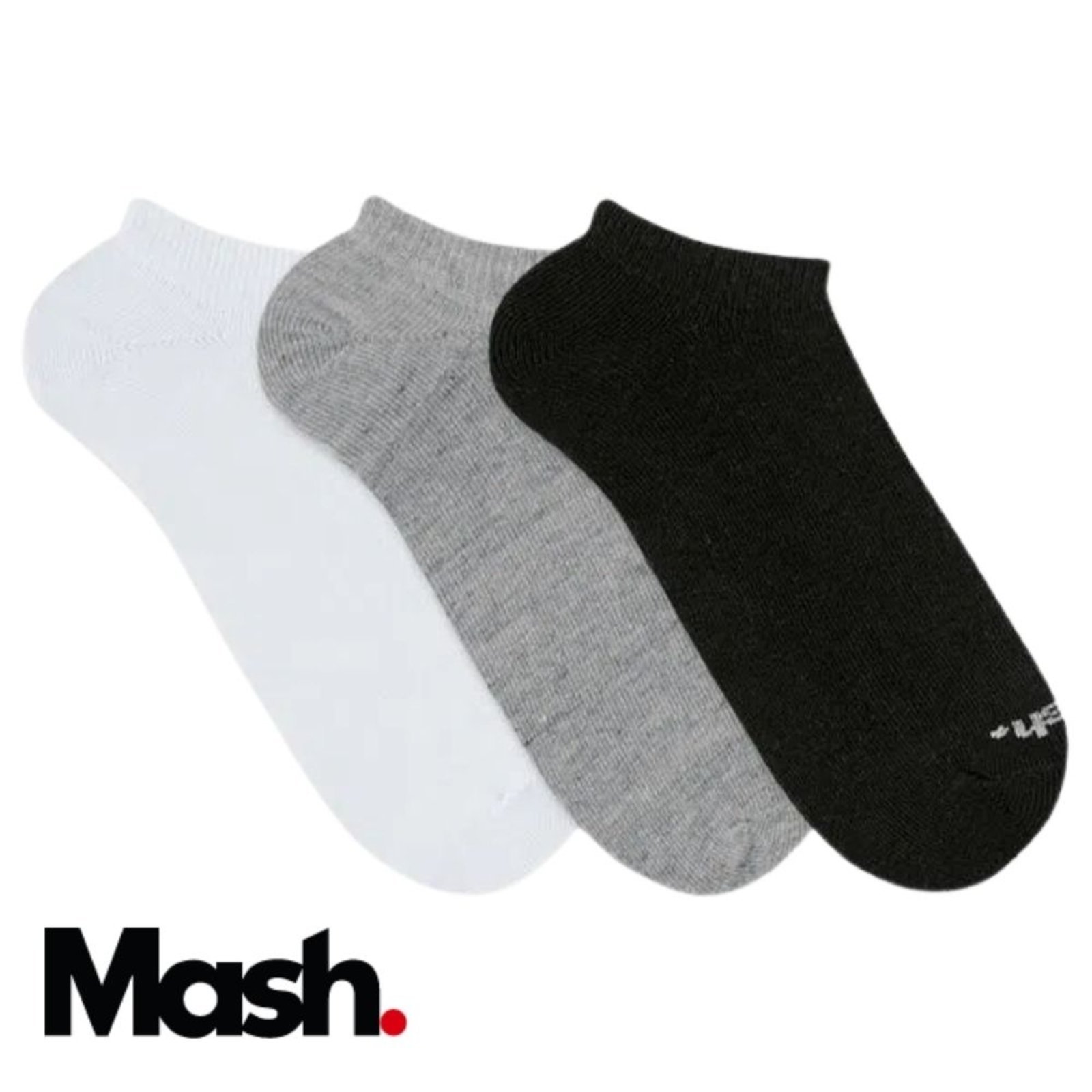 Kit Com 6 Pares Meias Invisivel Sapatilha Mash