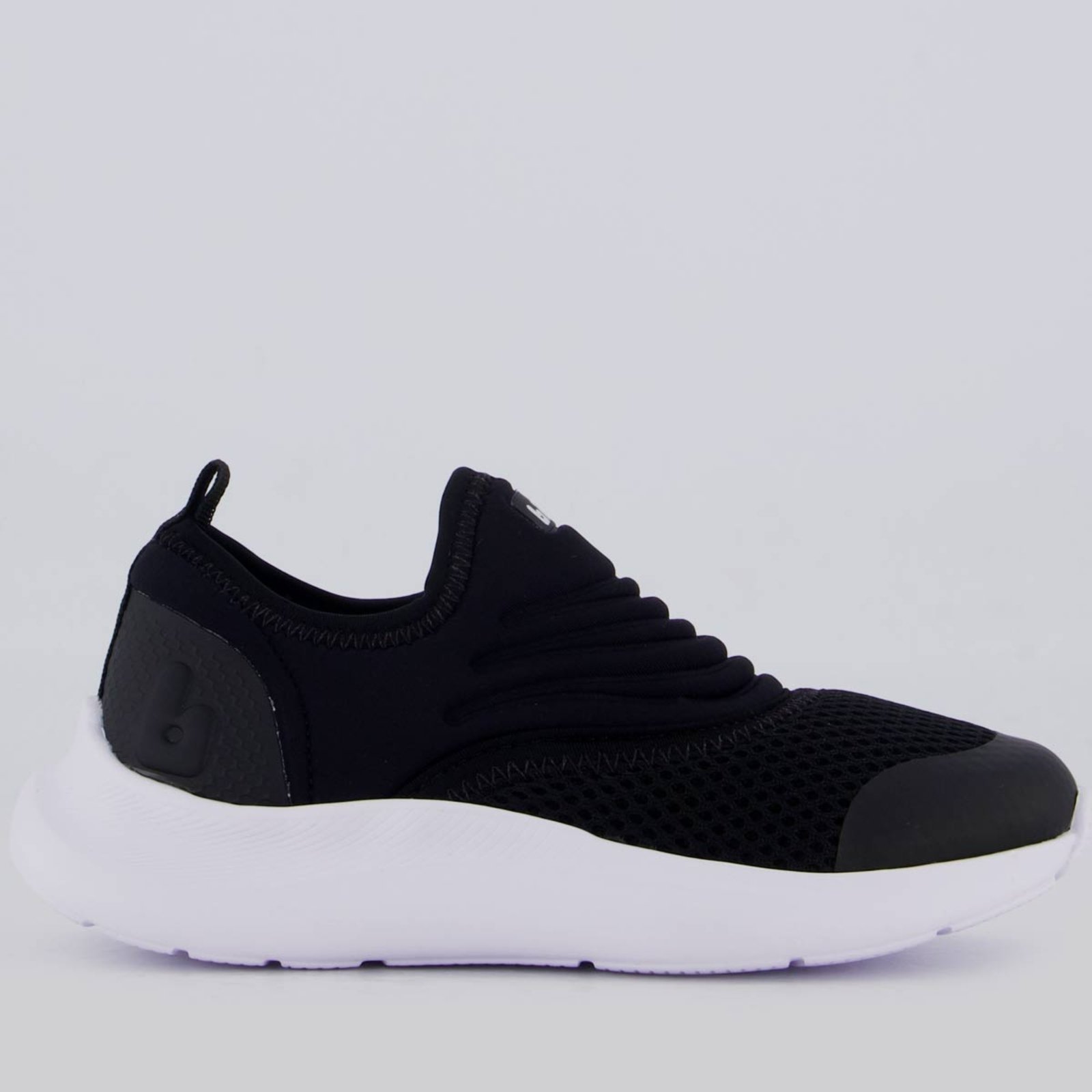 Tênis Bibi Action Juvenil Preto e Branco