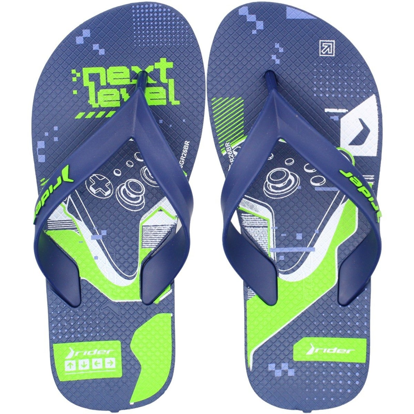 Infantil - Chinelo De Dedo Juvenil Rider Feel Action Menino