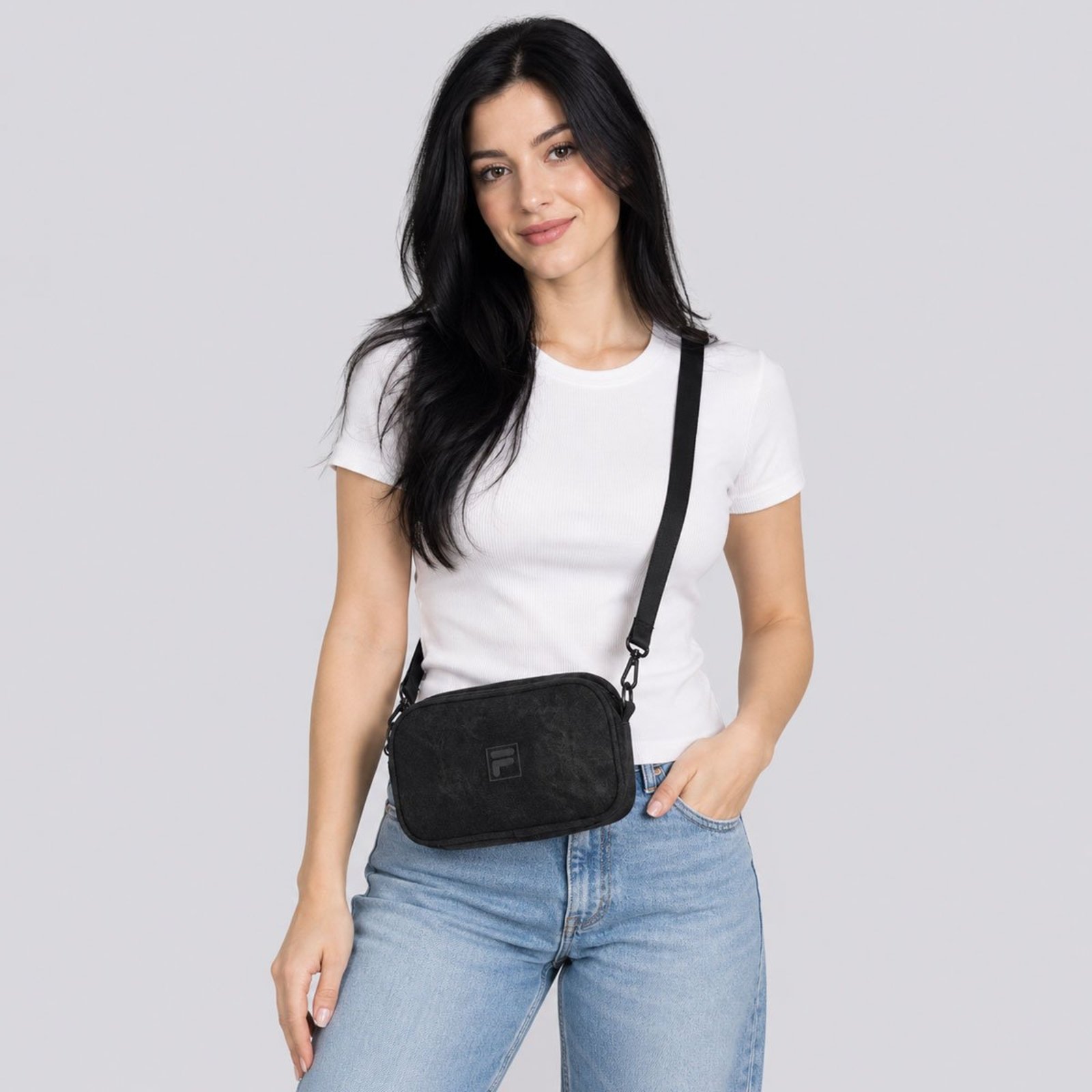 Bolsa Fila Lateral Sport Style F-Box Preto