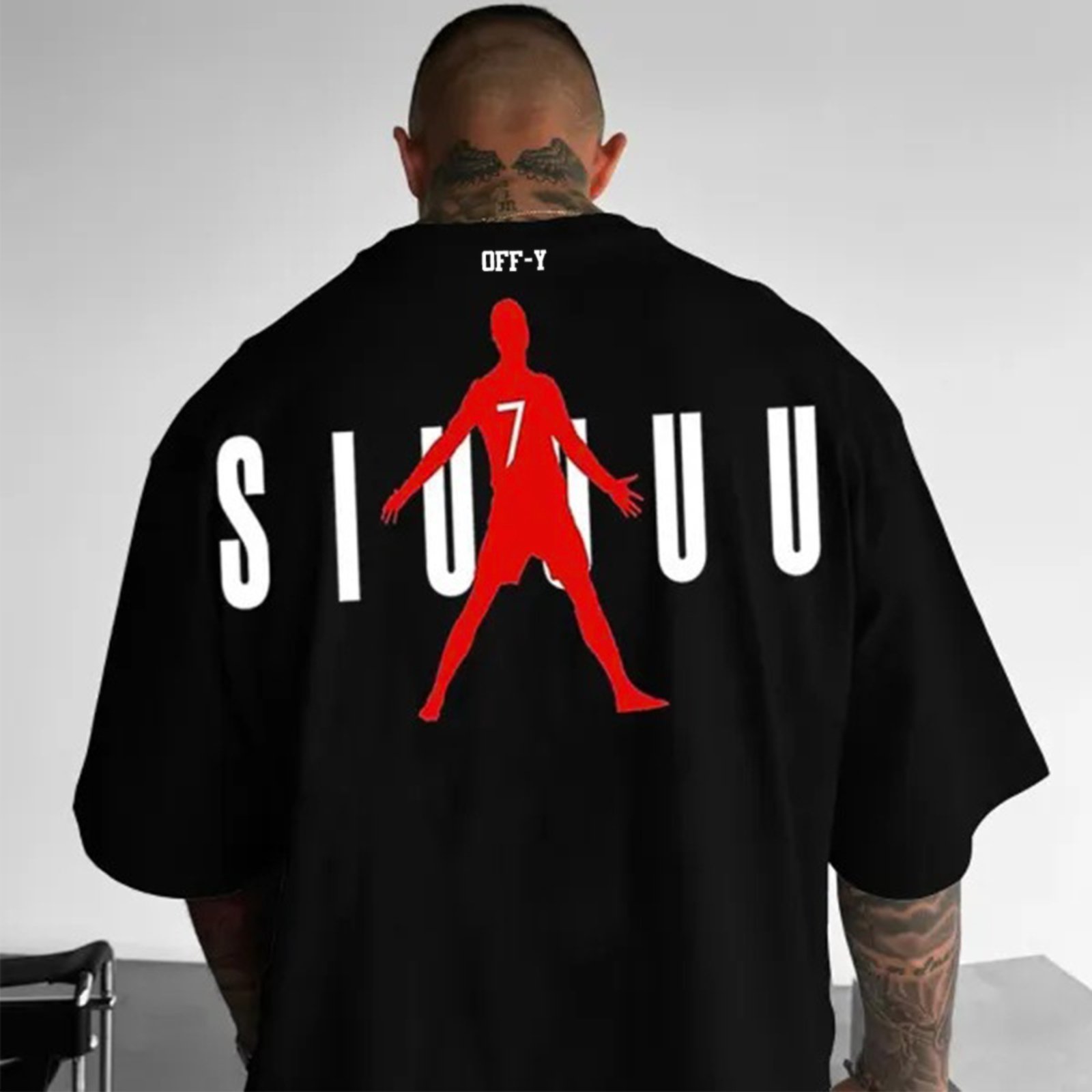 Camiseta Oversized Streetwear Off-Y SIUU