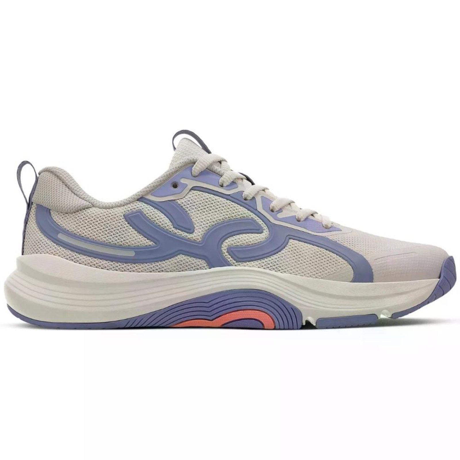 Tenis Feminino Fit Olympikus Treino 417 Branco/Roxo 37