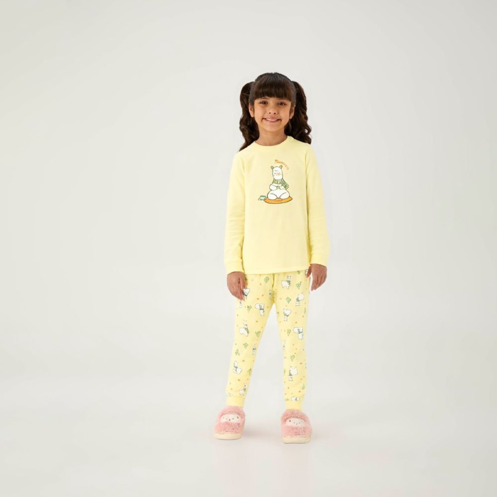 Pijama Amarelo Primeiros Passos Pulla Bulla Menina - 200912-4