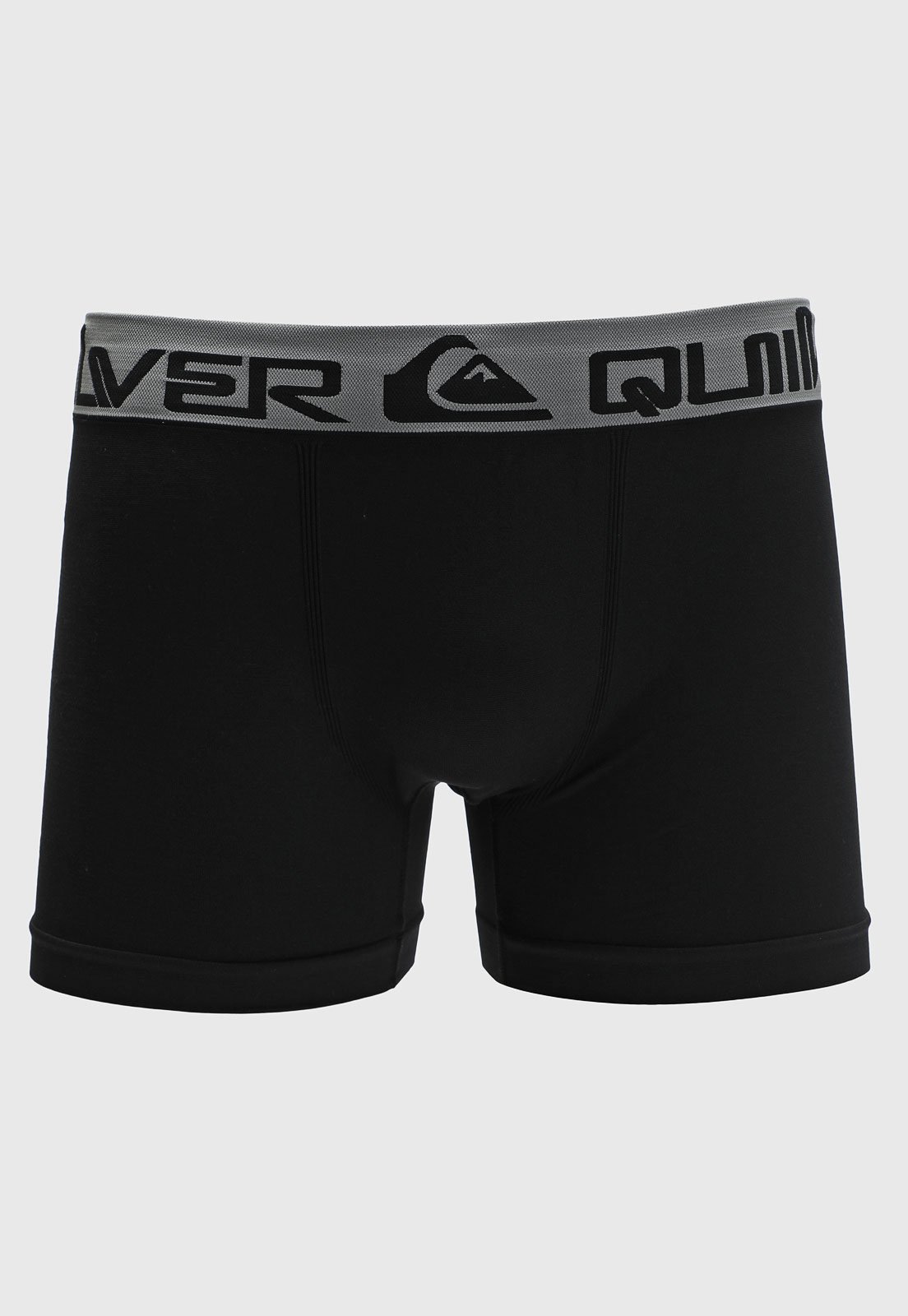 Kit 4pçs Cueca Quiksilver Boxer Cós Largo Seamless Preta