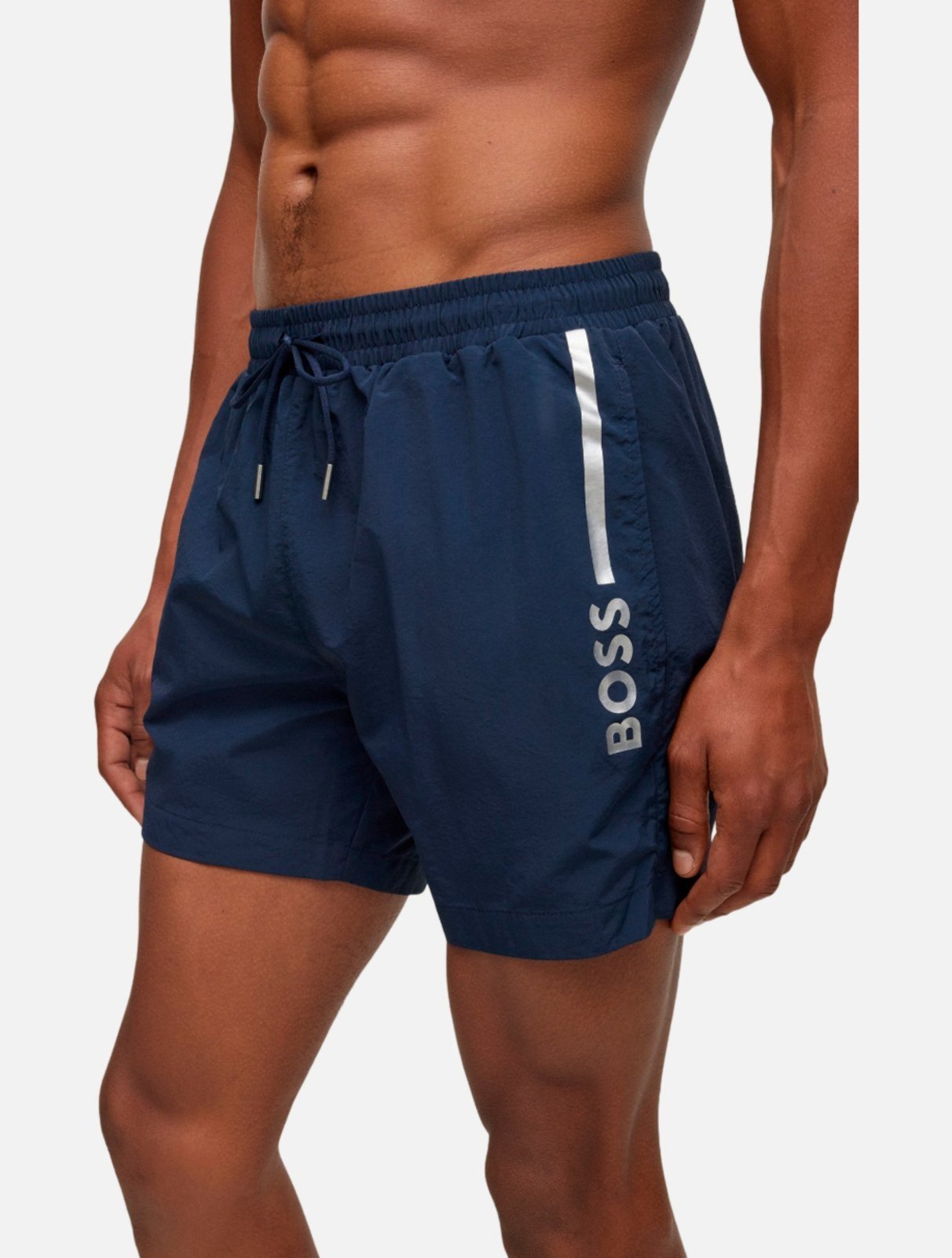 Short Hugo Boss Masculino Beach Ole Azul Marinho