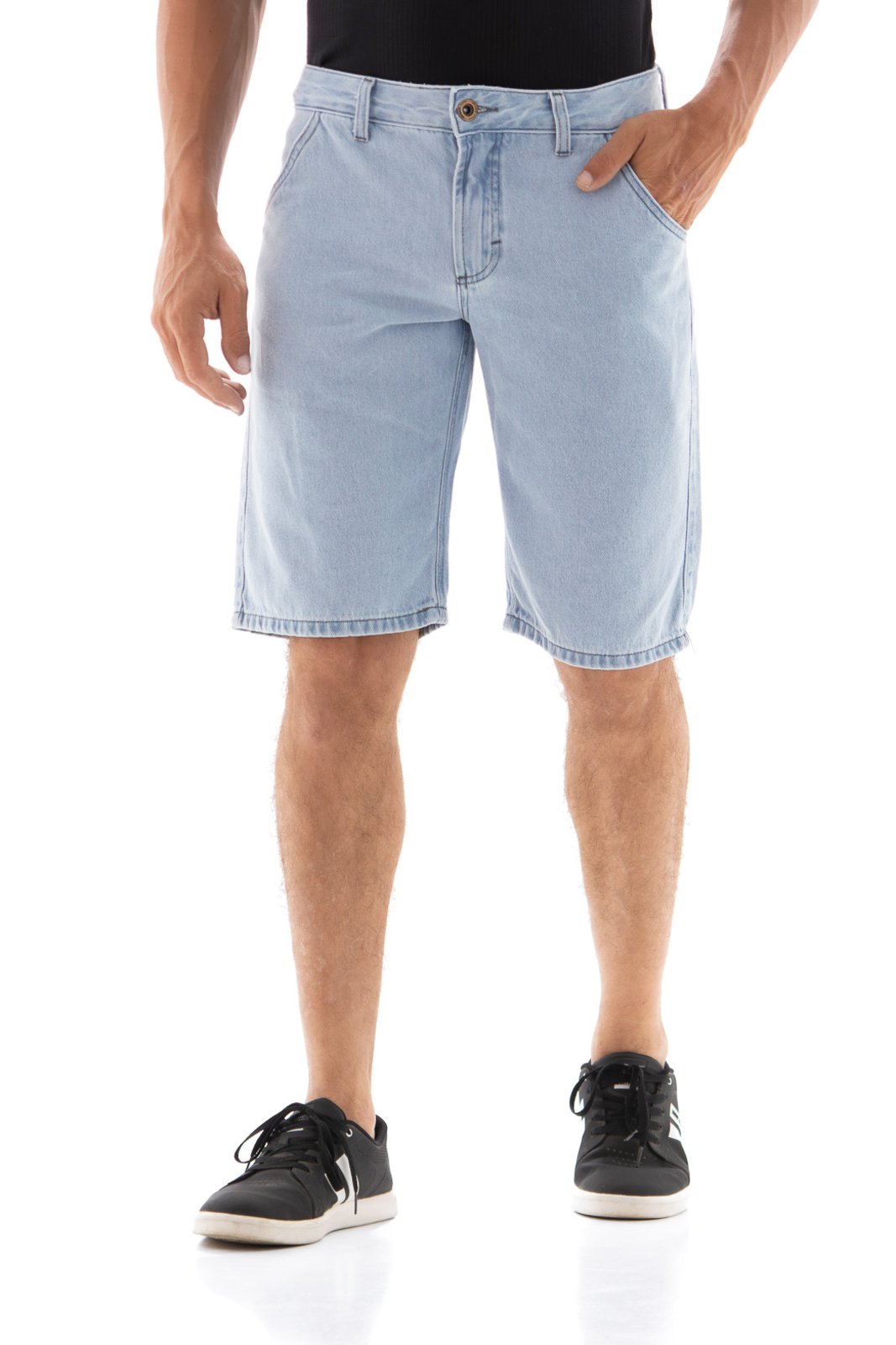Vista 2 Bermuda Masculina Arauto Relaxed ARAUTO JEANS azul/jeans ARAUTO JEANS azul/jeans